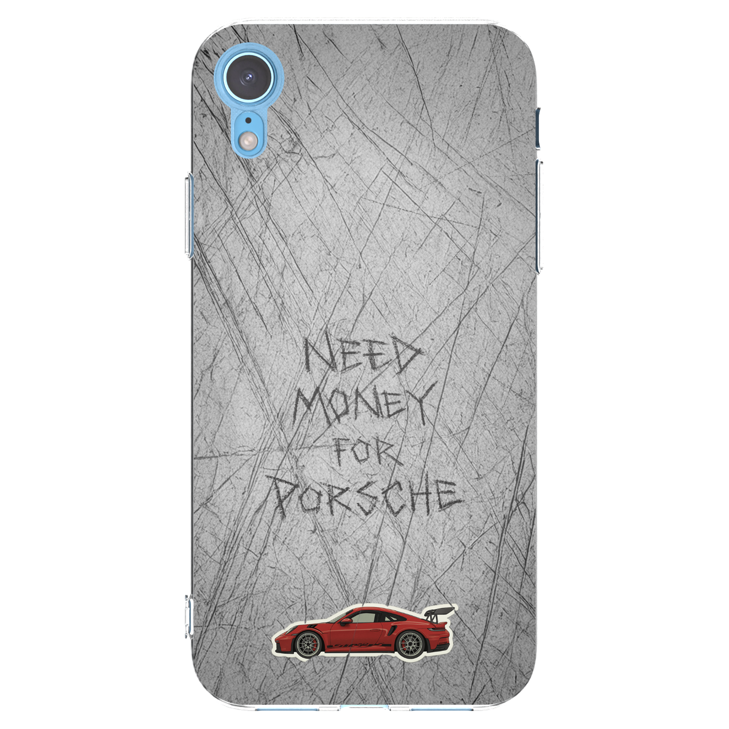 Picasee διαφανής θήκη σιλικόνης Apple iPhone XR - Garage Scratch