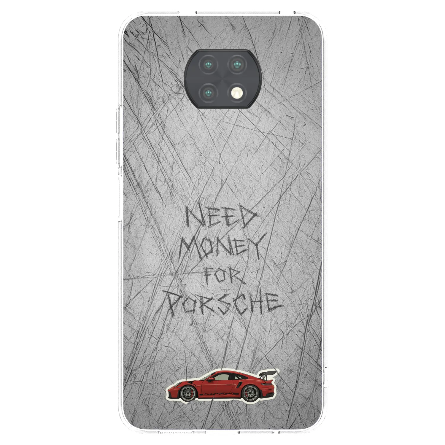 Picasee διαφανής θήκη σιλικόνης Xiaomi Redmi Note 9T - Garage Scratch