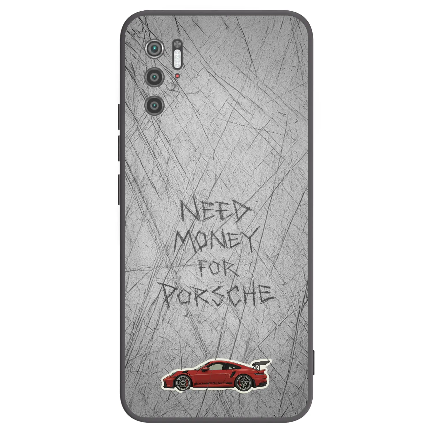 Picasee Μαύρη θήκη σιλικόνης για Xiaomi Poco M3 Pro 5G - Garage Scratch