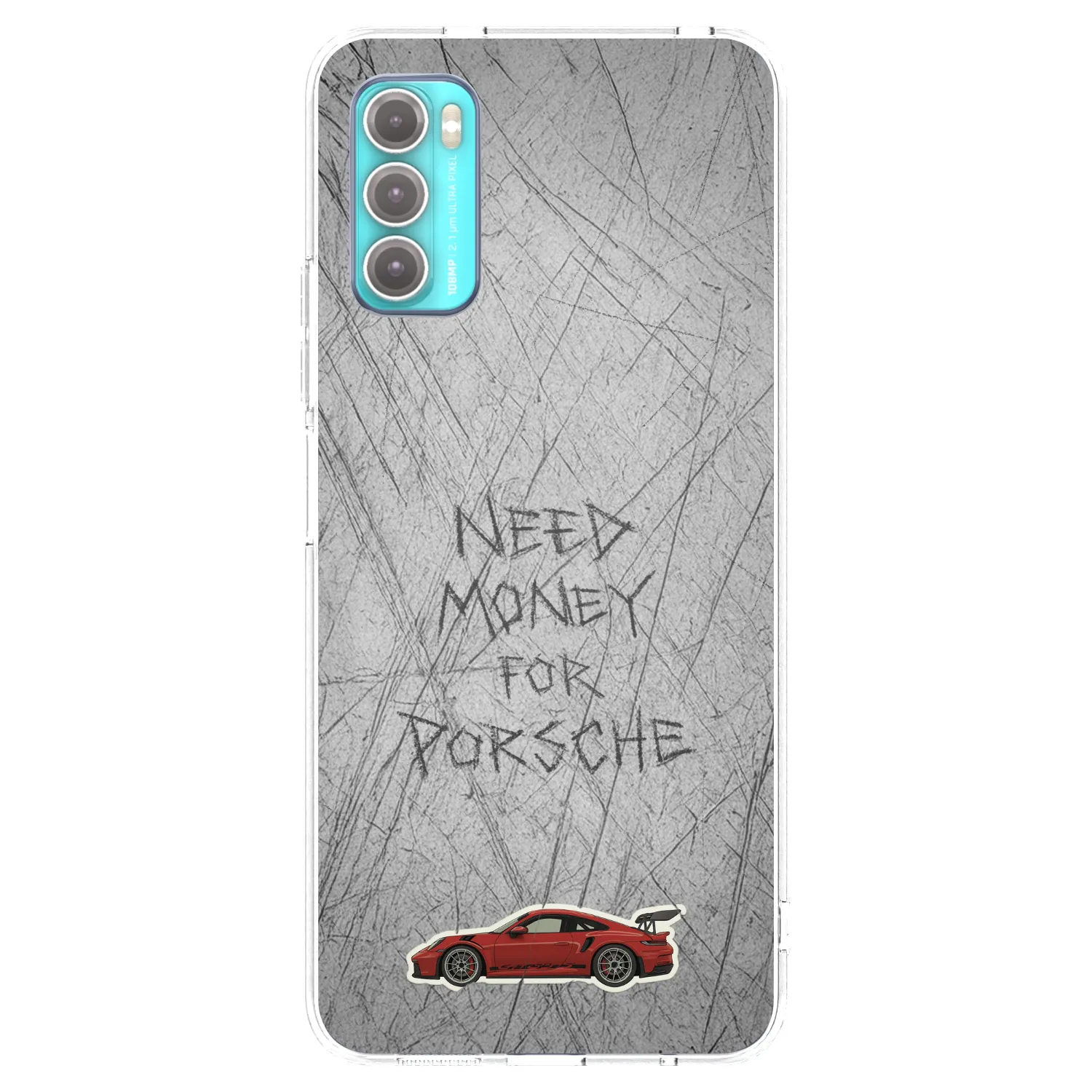 Picasee διαφανής θήκη σιλικόνης Motorola Moto G60 - Garage Scratch