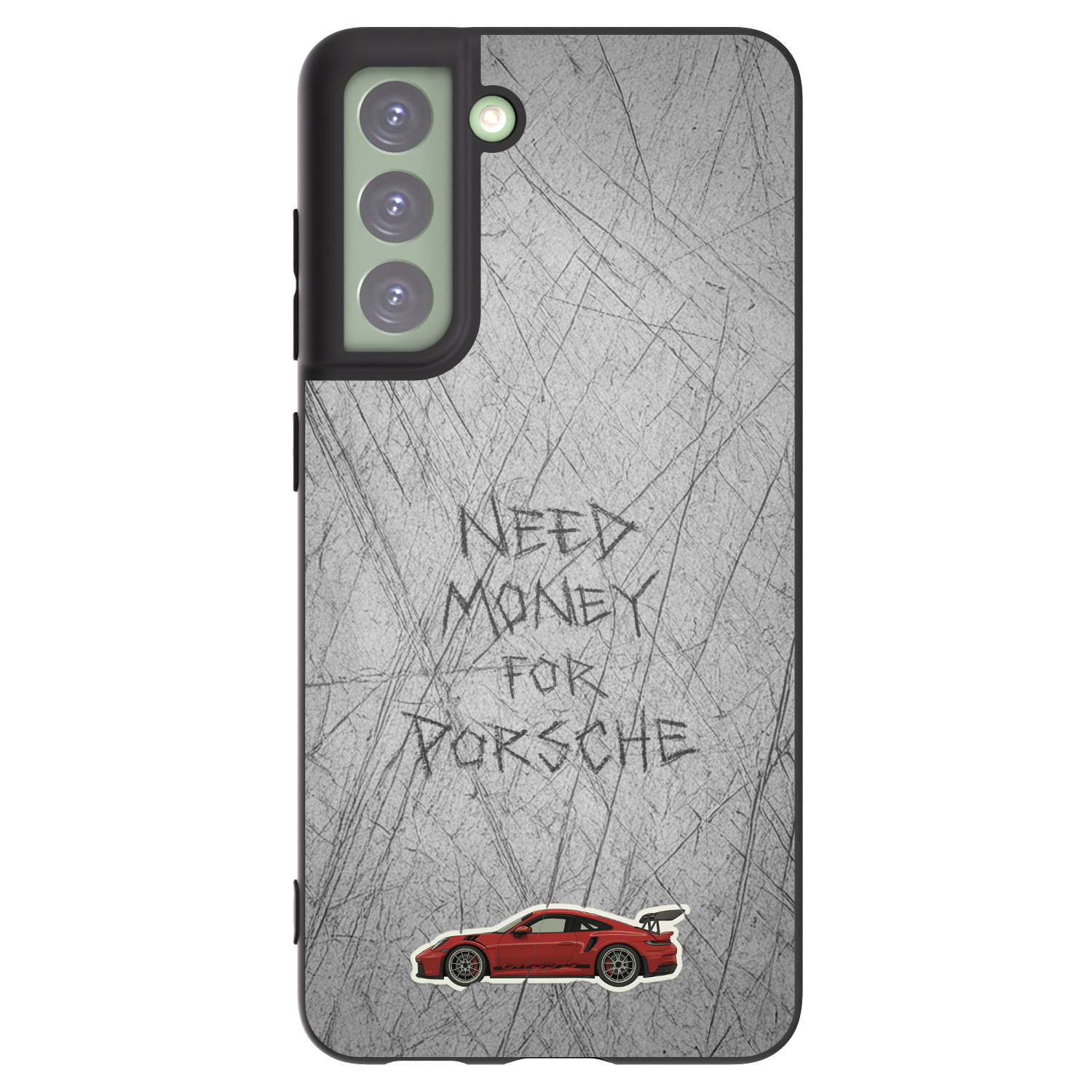 Picasee Μαύρη θήκη σιλικόνης για Samsung Galaxy S21 FE 5G - Garage Scratch
