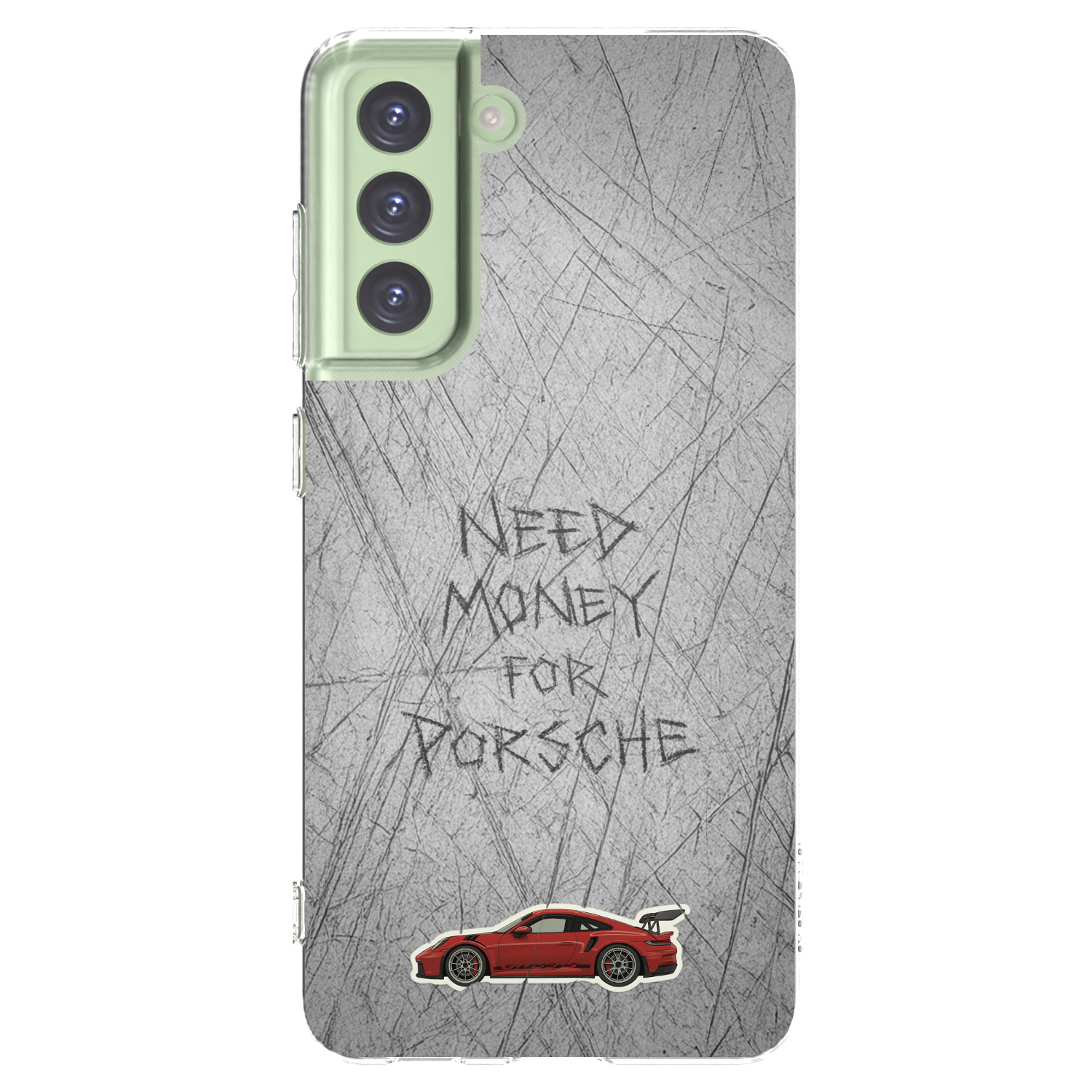 Picasee διαφανής θήκη σιλικόνης Samsung Galaxy S21 FE 5G - Garage Scratch