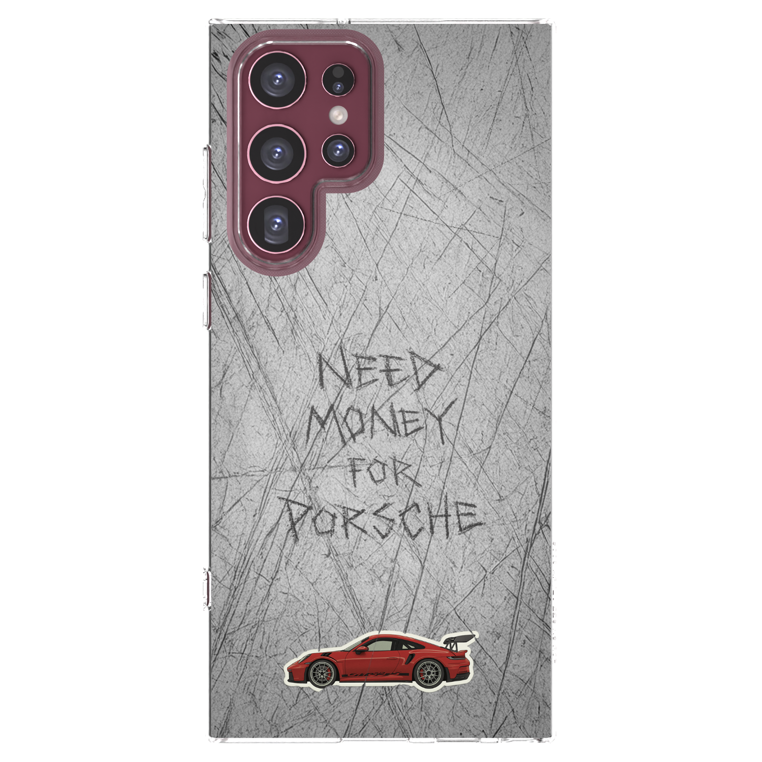 Picasee διαφανής θήκη σιλικόνης Samsung Galaxy S22 Ultra 5G - Garage Scratch