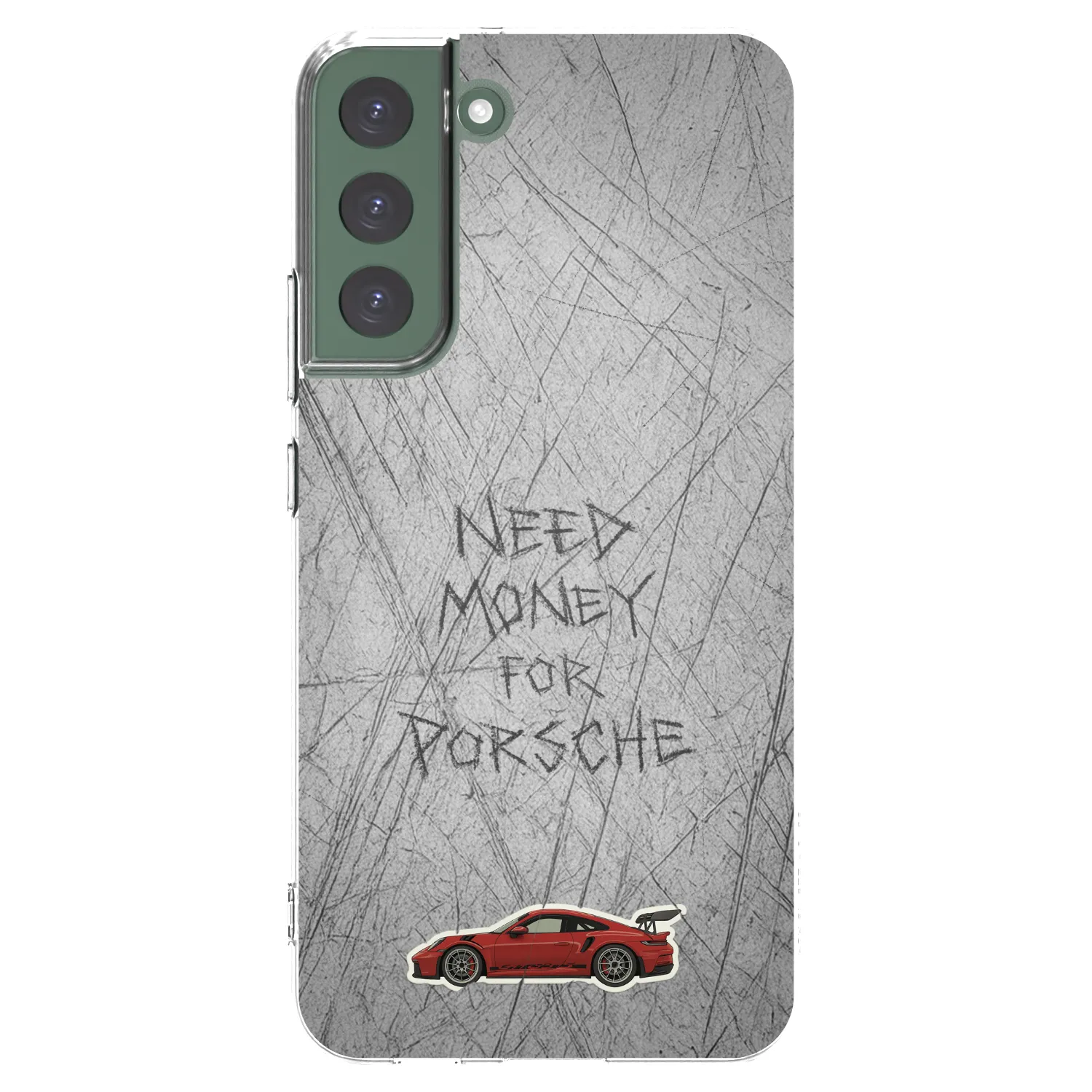 Picasee διαφανής θήκη σιλικόνης Samsung Galaxy S22+ 5G - Garage Scratch