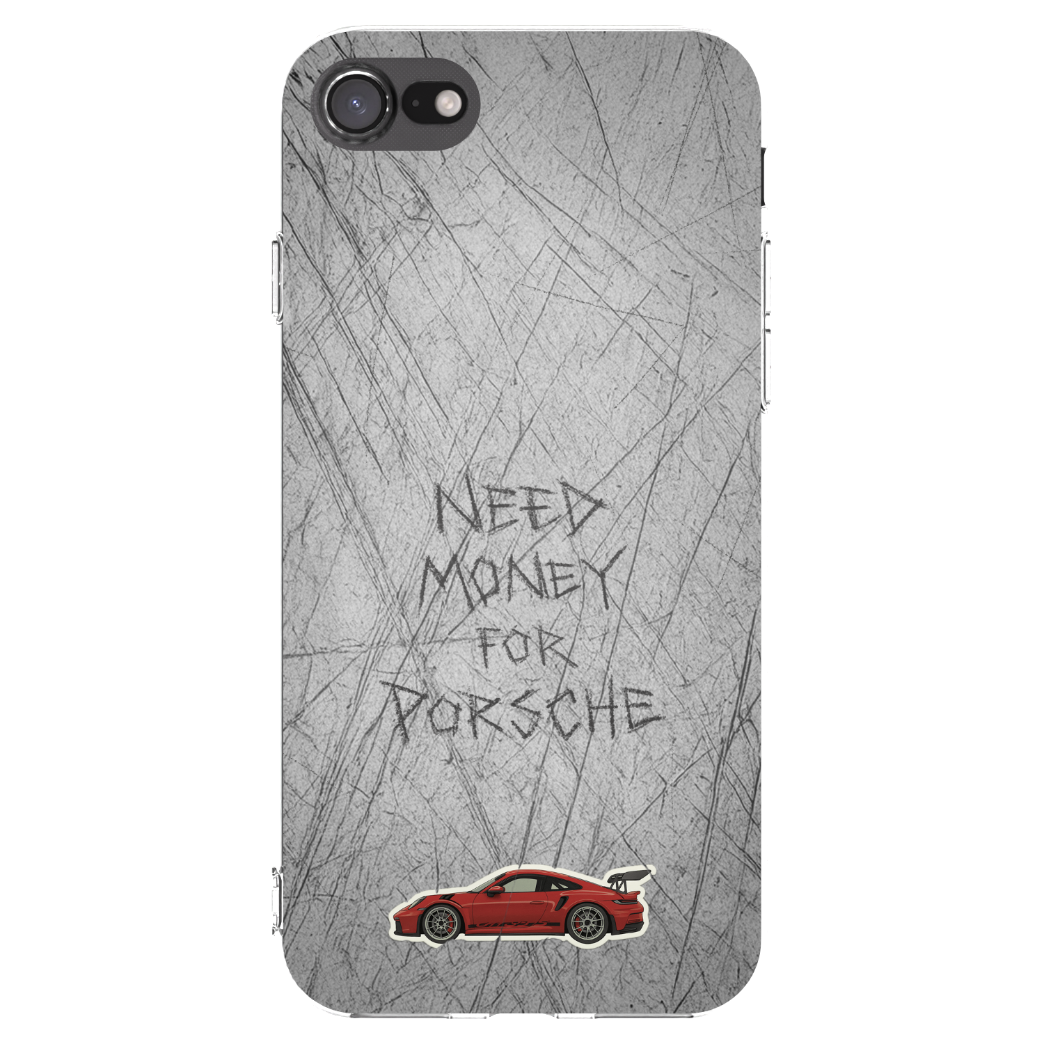 Picasee διαφανής θήκη σιλικόνης Apple iPhone SE 2022 - Garage Scratch