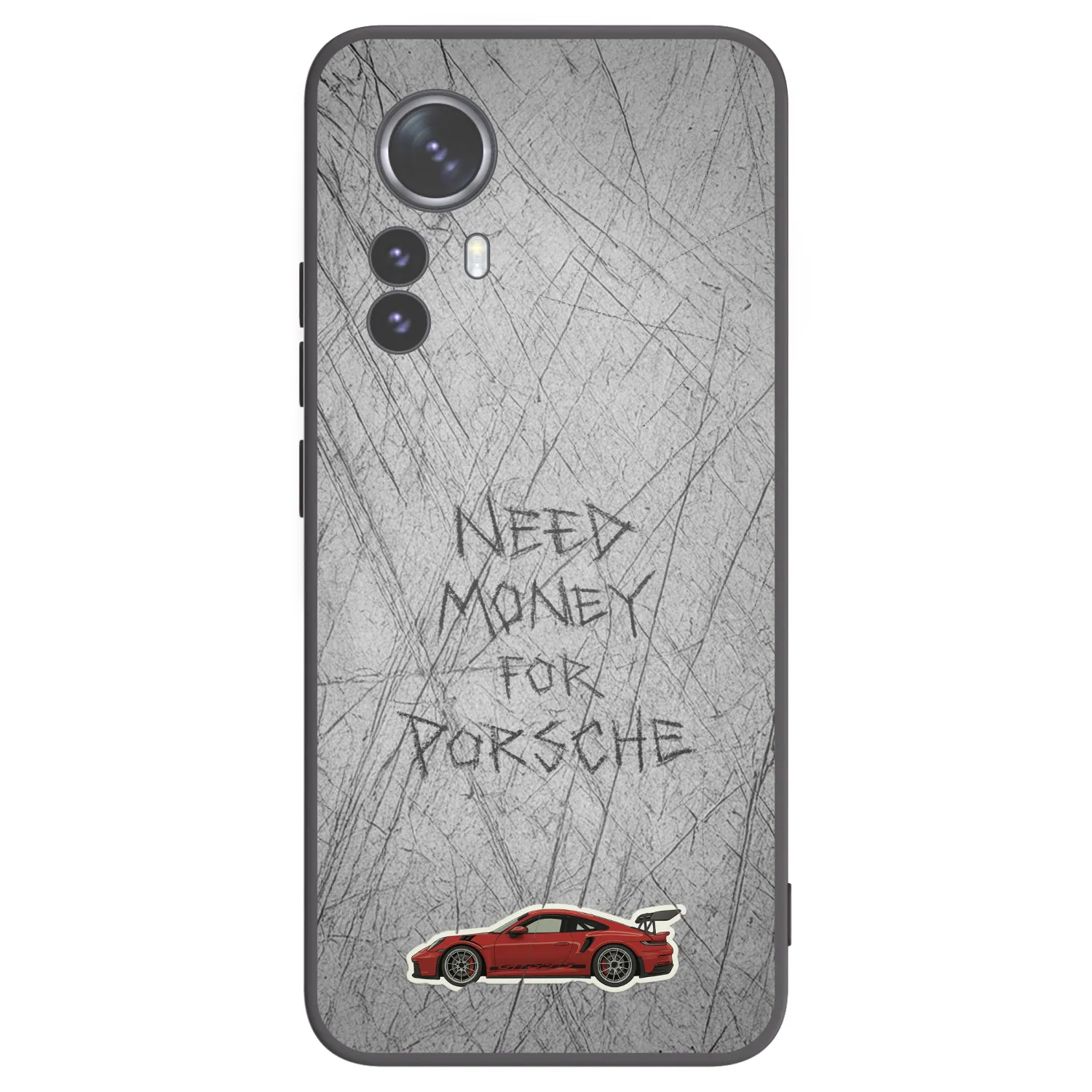 Picasee Μαύρη θήκη σιλικόνης για Xiaomi 12 Pro - Garage Scratch