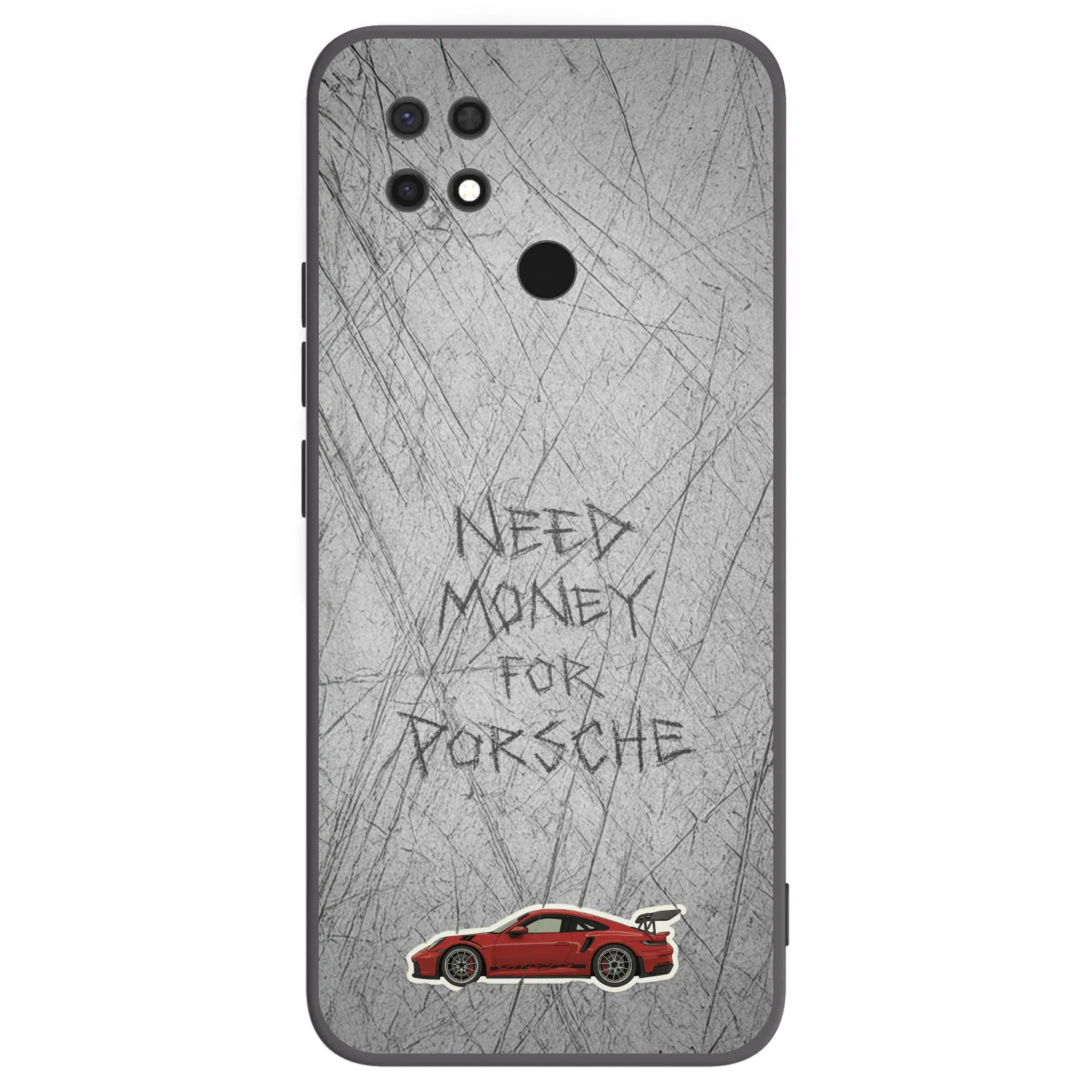 Picasee Μαύρη θήκη σιλικόνης για Xiaomi Redmi 10C - Garage Scratch