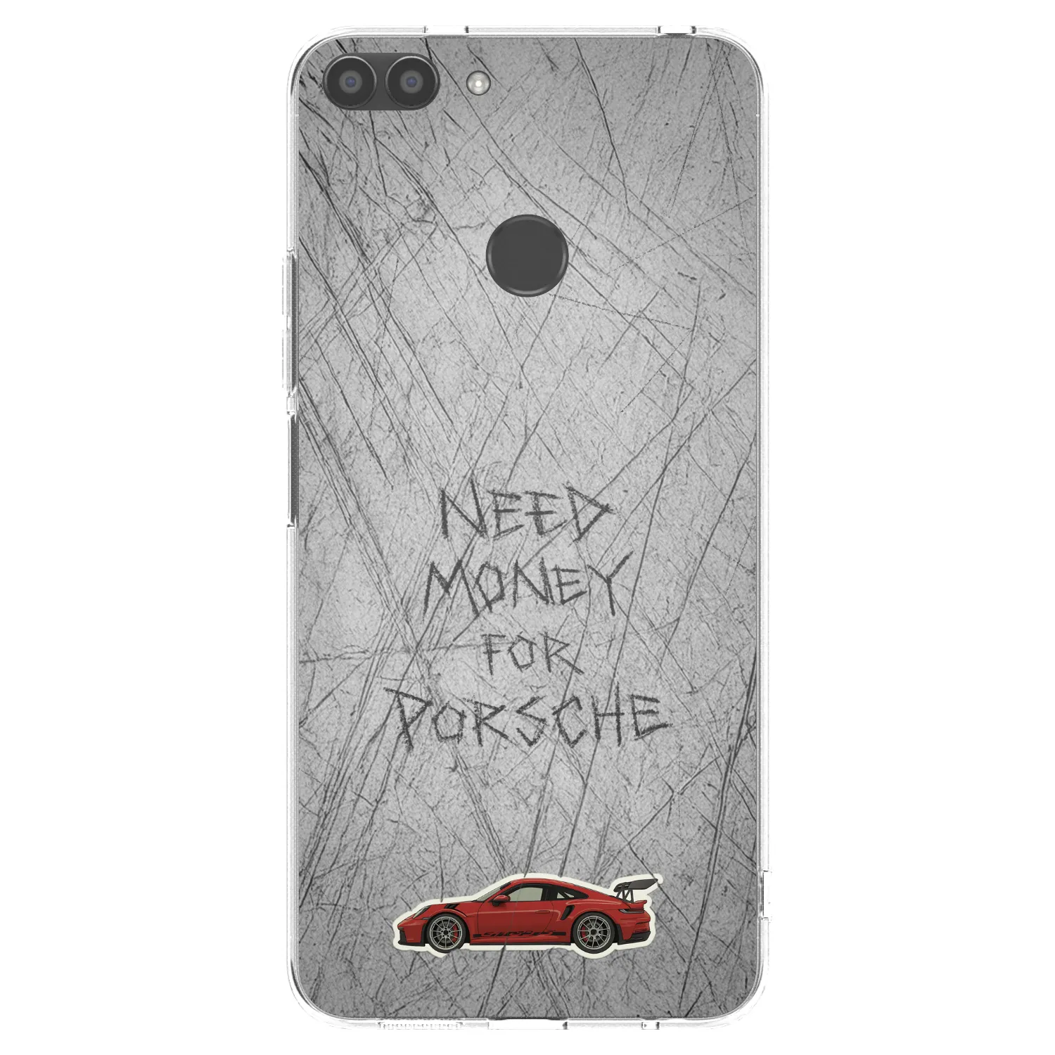 Picasee διαφανής θήκη σιλικόνης Huawei P Smart - Garage Scratch