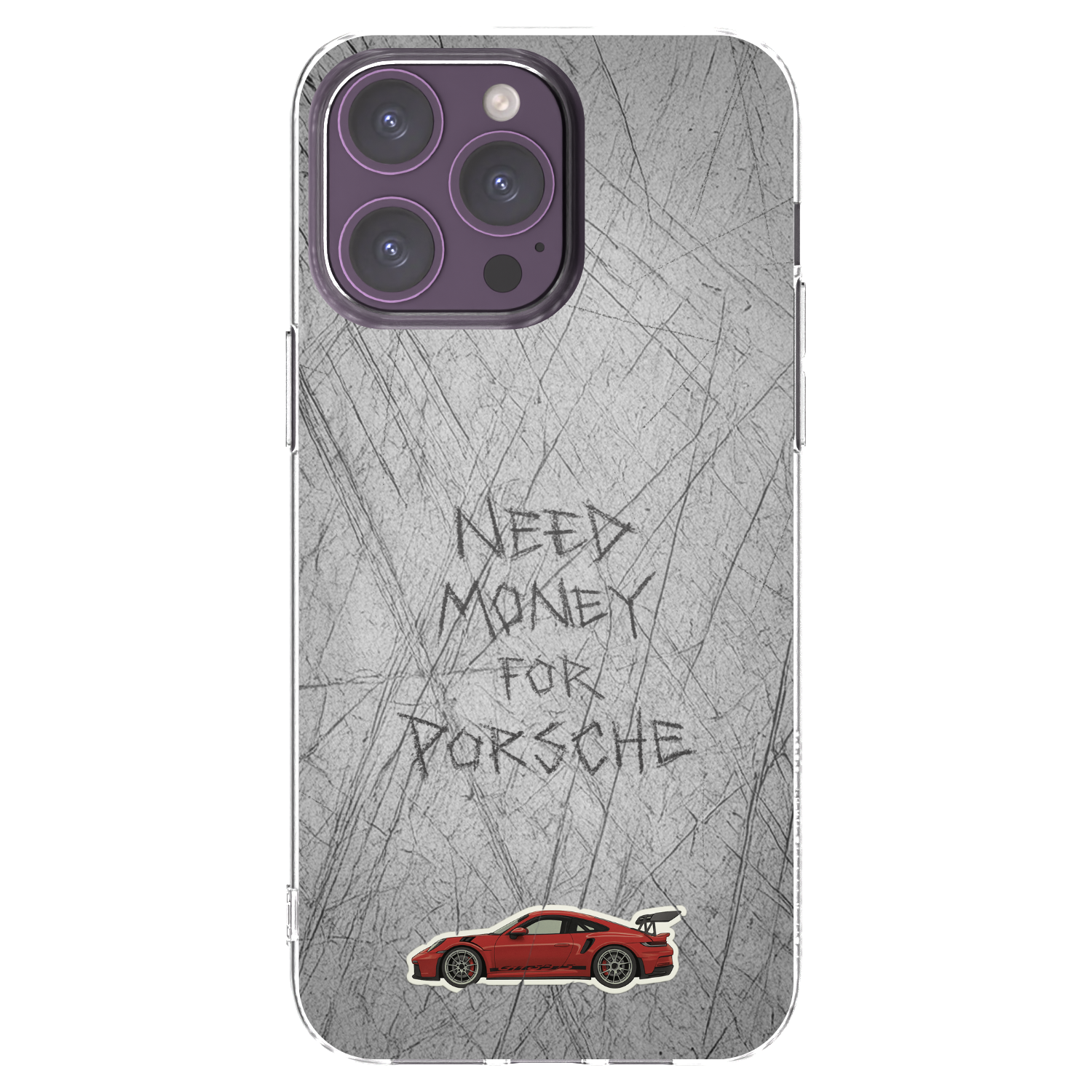 Picasee διαφανής θήκη σιλικόνης Apple iPhone 14 Pro Max - Garage Scratch