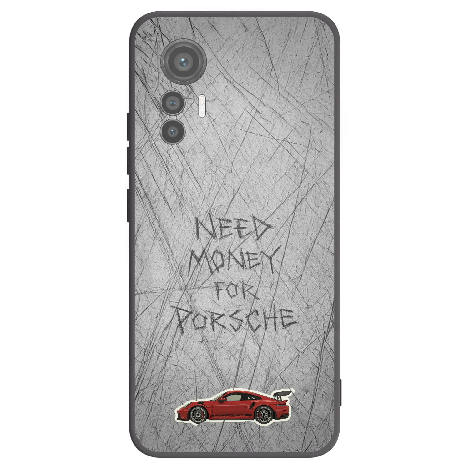 Picasee Μαύρη θήκη σιλικόνης για Xiaomi 12 Lite - Garage Scratch