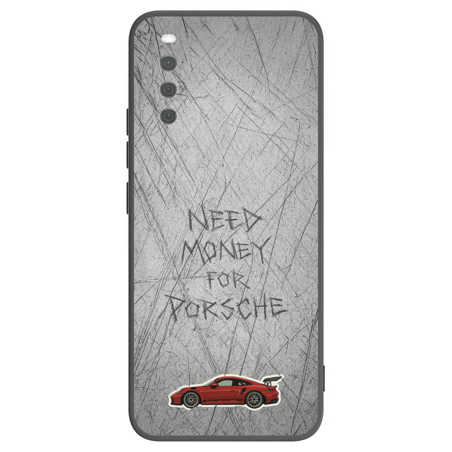 Picasee Μαύρη θήκη σιλικόνης για Sony Xperia 10 III - Garage Scratch