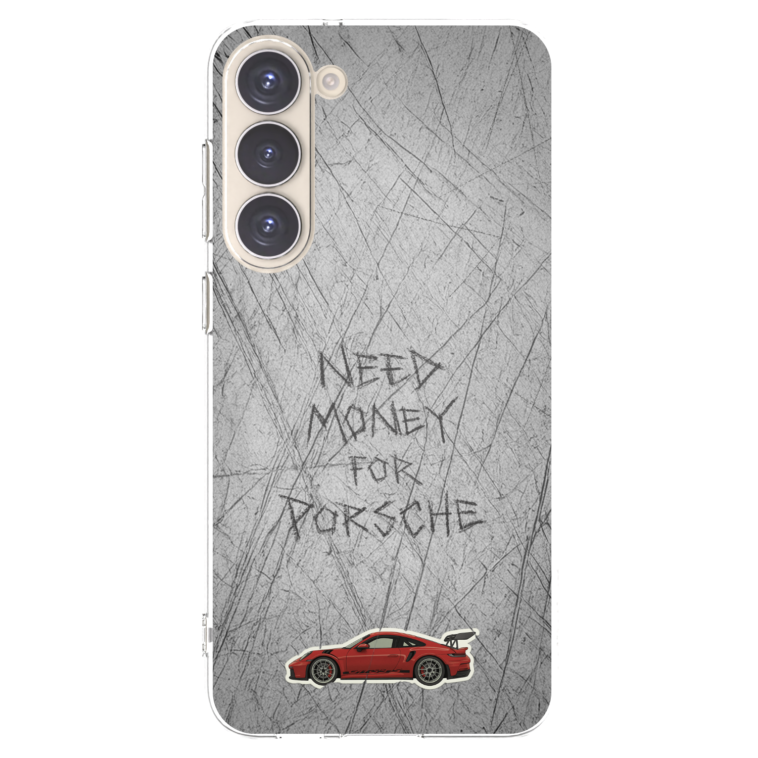 Picasee διαφανής θήκη σιλικόνης Samsung Galaxy S23+ 5G - Garage Scratch