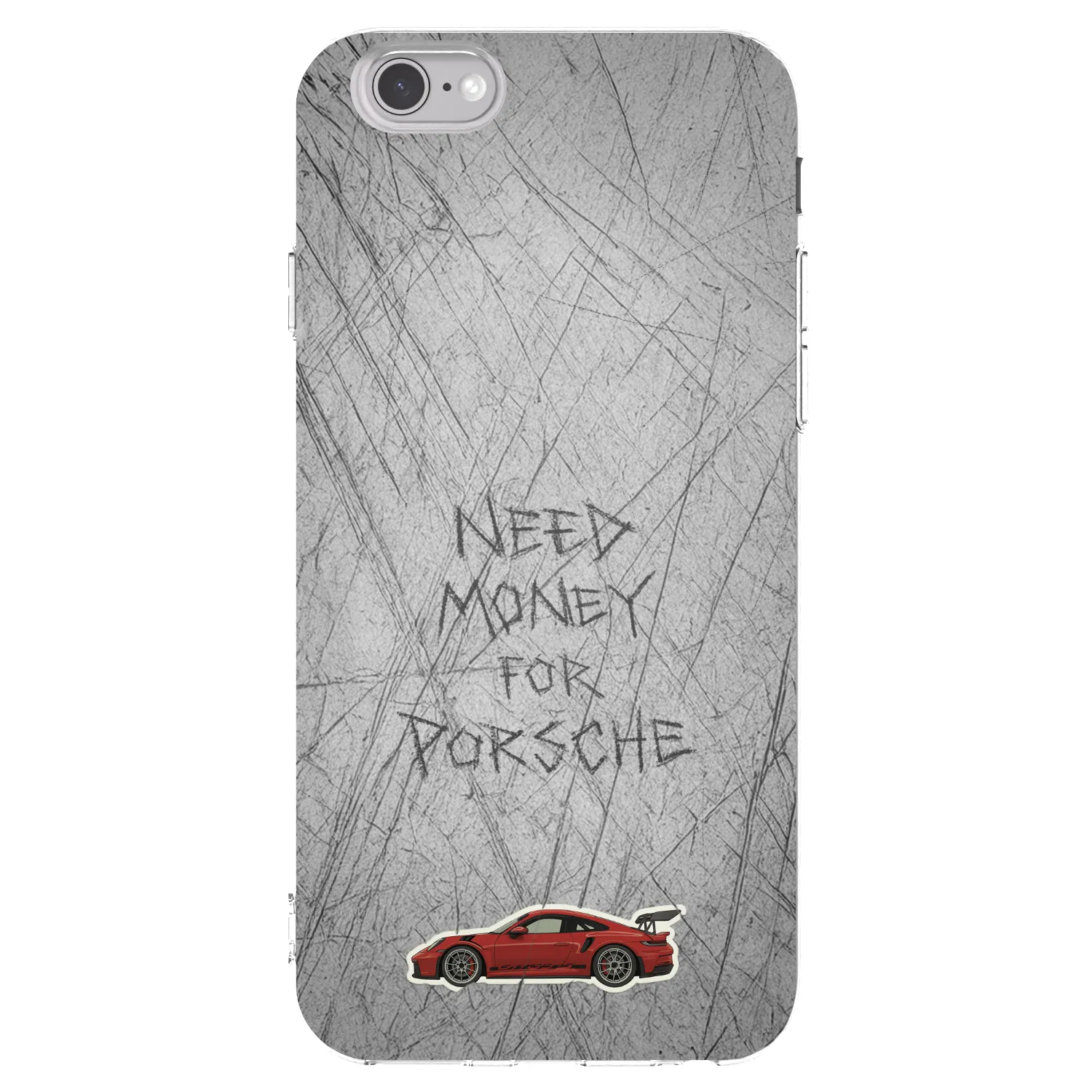 Picasee διαφανής θήκη σιλικόνης Apple iPhone 6/6S - Garage Scratch