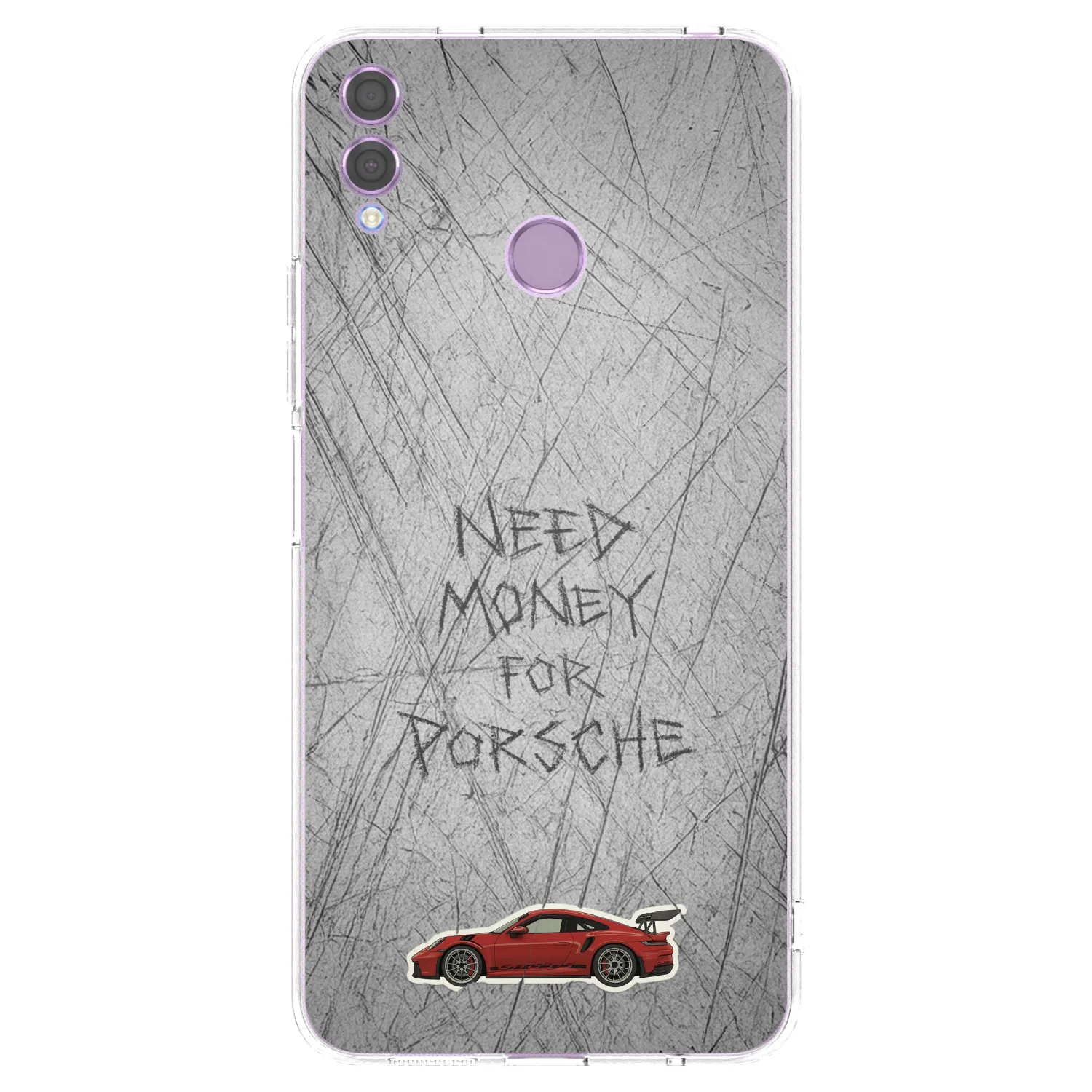 Picasee διαφανής θήκη σιλικόνης Honor 8X - Garage Scratch