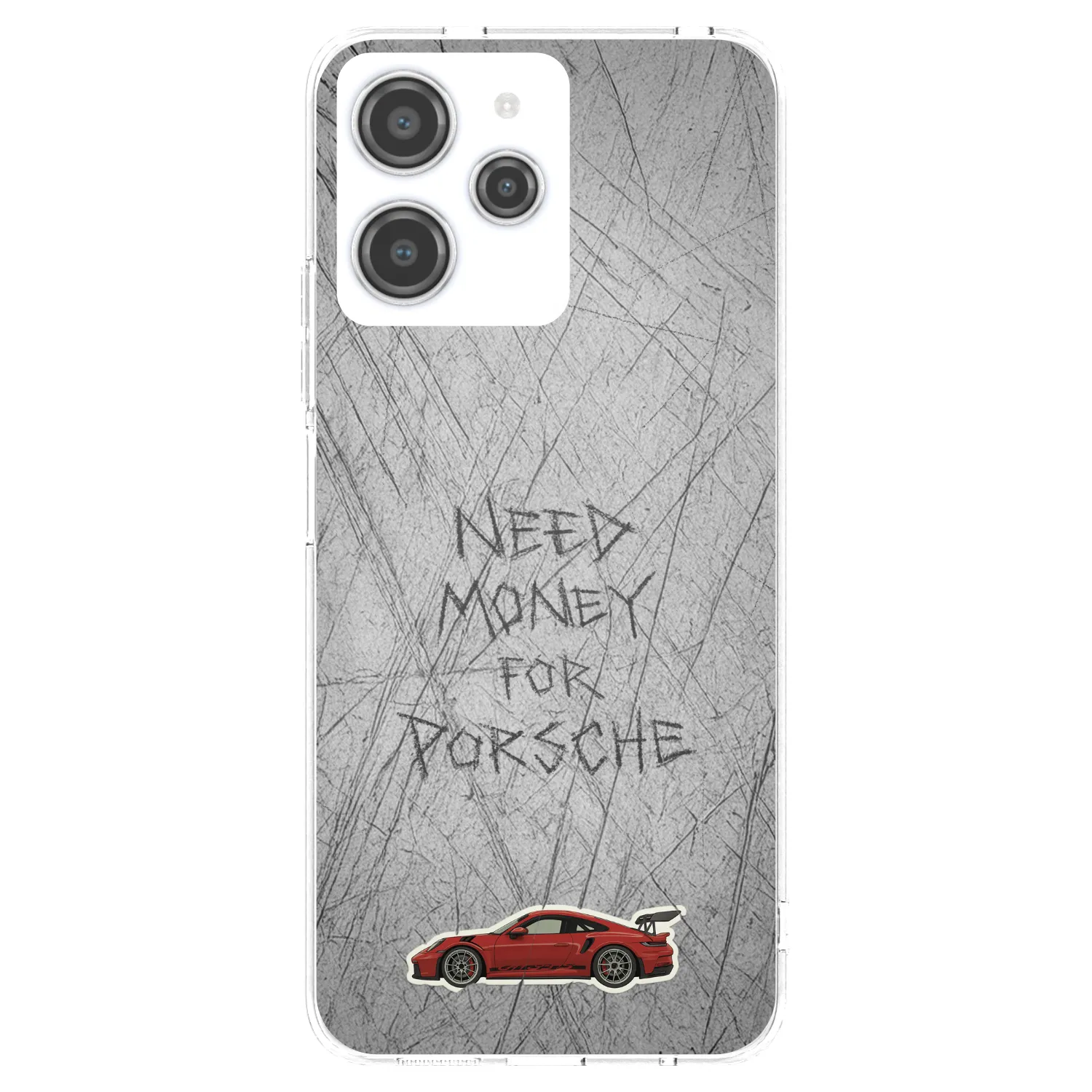 Picasee διαφανής θήκη σιλικόνης Xiaomi Redmi 12 4G - Garage Scratch