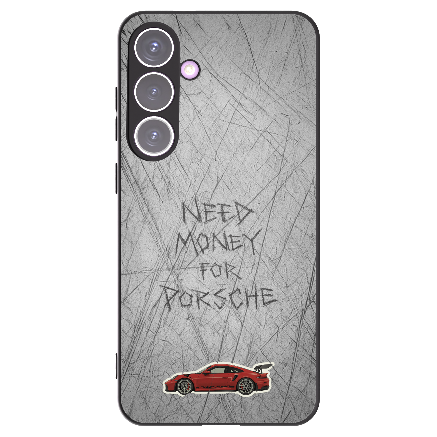 Picasee Μαύρη θήκη σιλικόνης για Samsung Galaxy S24+ S926B 5G - Garage Scratch