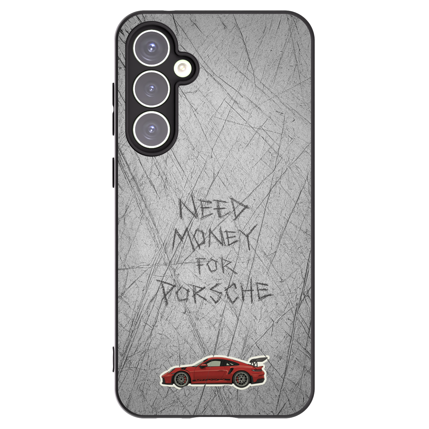 Picasee Μαύρη θήκη σιλικόνης για Samsung Galaxy S23 FE S711B - Garage Scratch