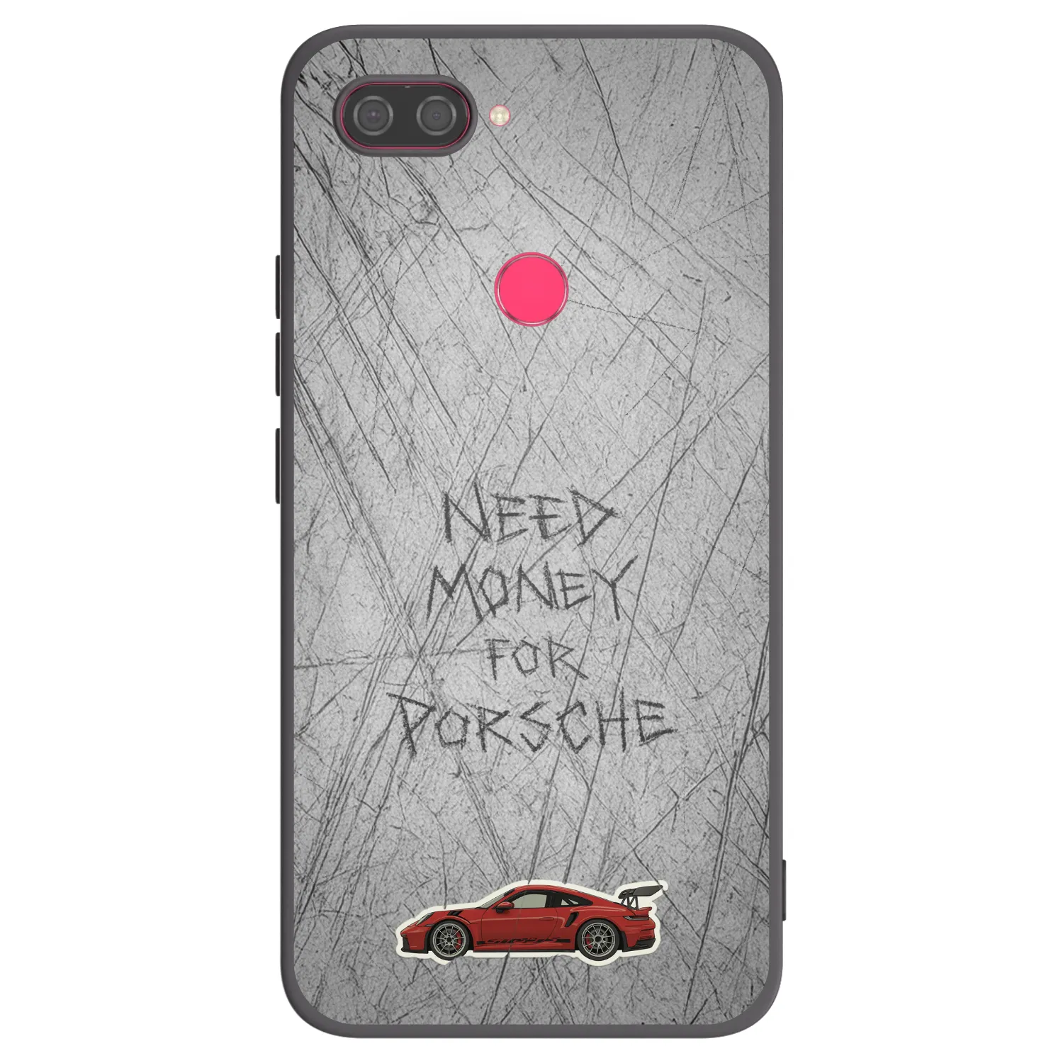 Picasee Μαύρη θήκη σιλικόνης για Xiaomi Mi 8 Lite - Garage Scratch