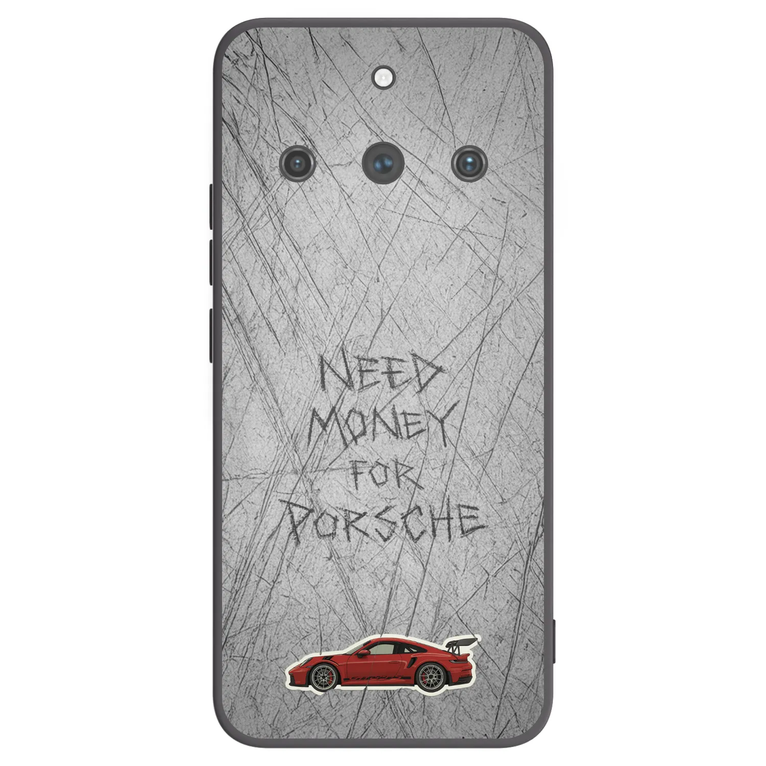 Picasee Μαύρη θήκη σιλικόνης για Realme 11 Pro+ - Garage Scratch