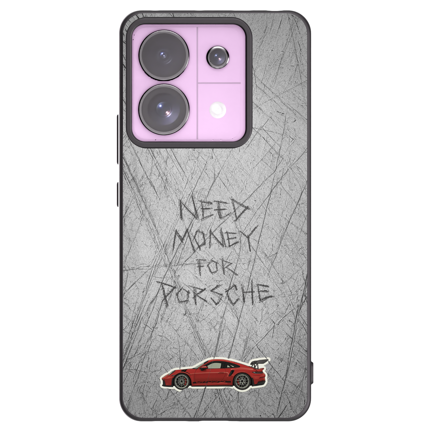 Picasee Μαύρη θήκη σιλικόνης για Xiaomi Redmi Note 13 Pro 5G - Garage Scratch