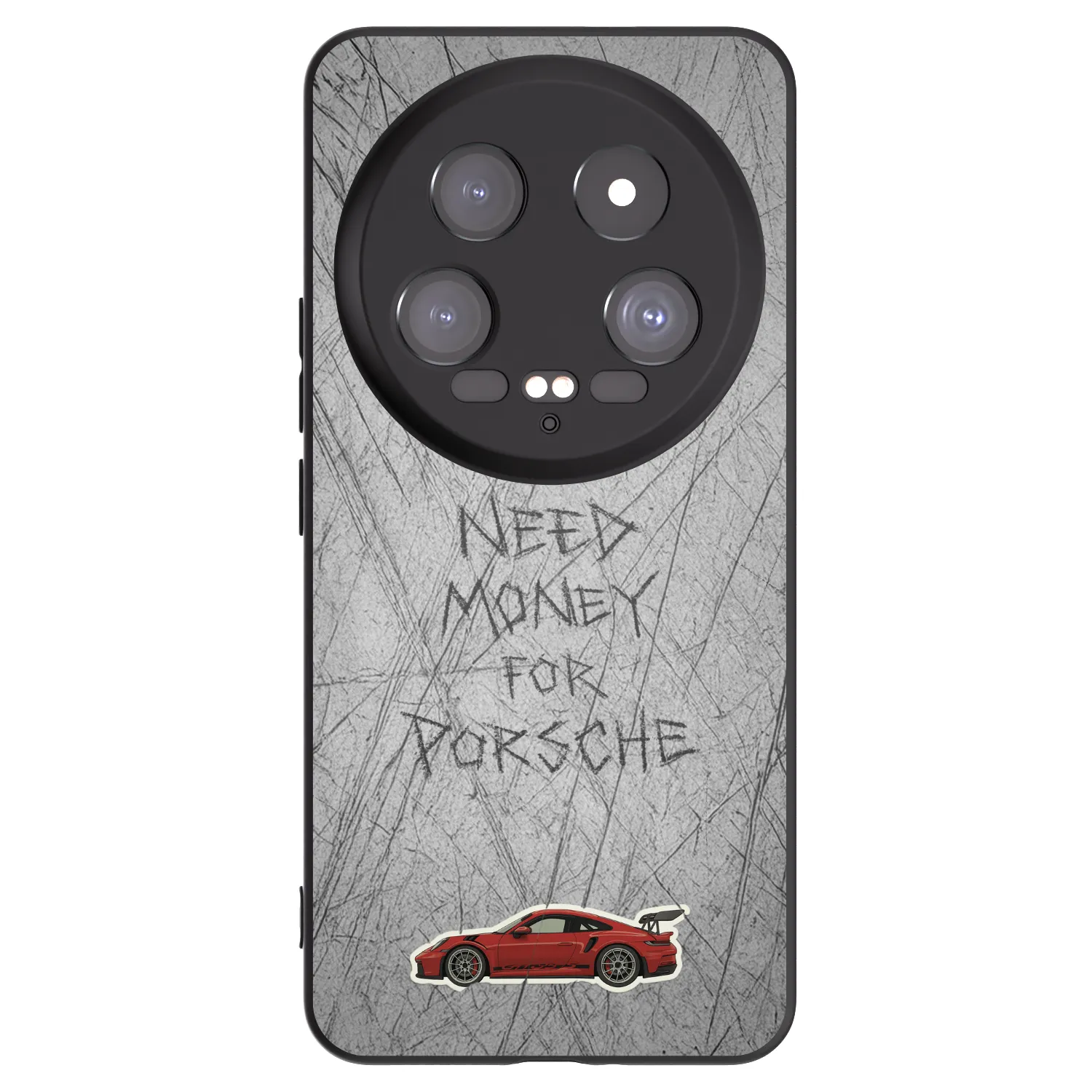 Picasee Μαύρη θήκη σιλικόνης για Xiaomi 14 Ultra - Garage Scratch