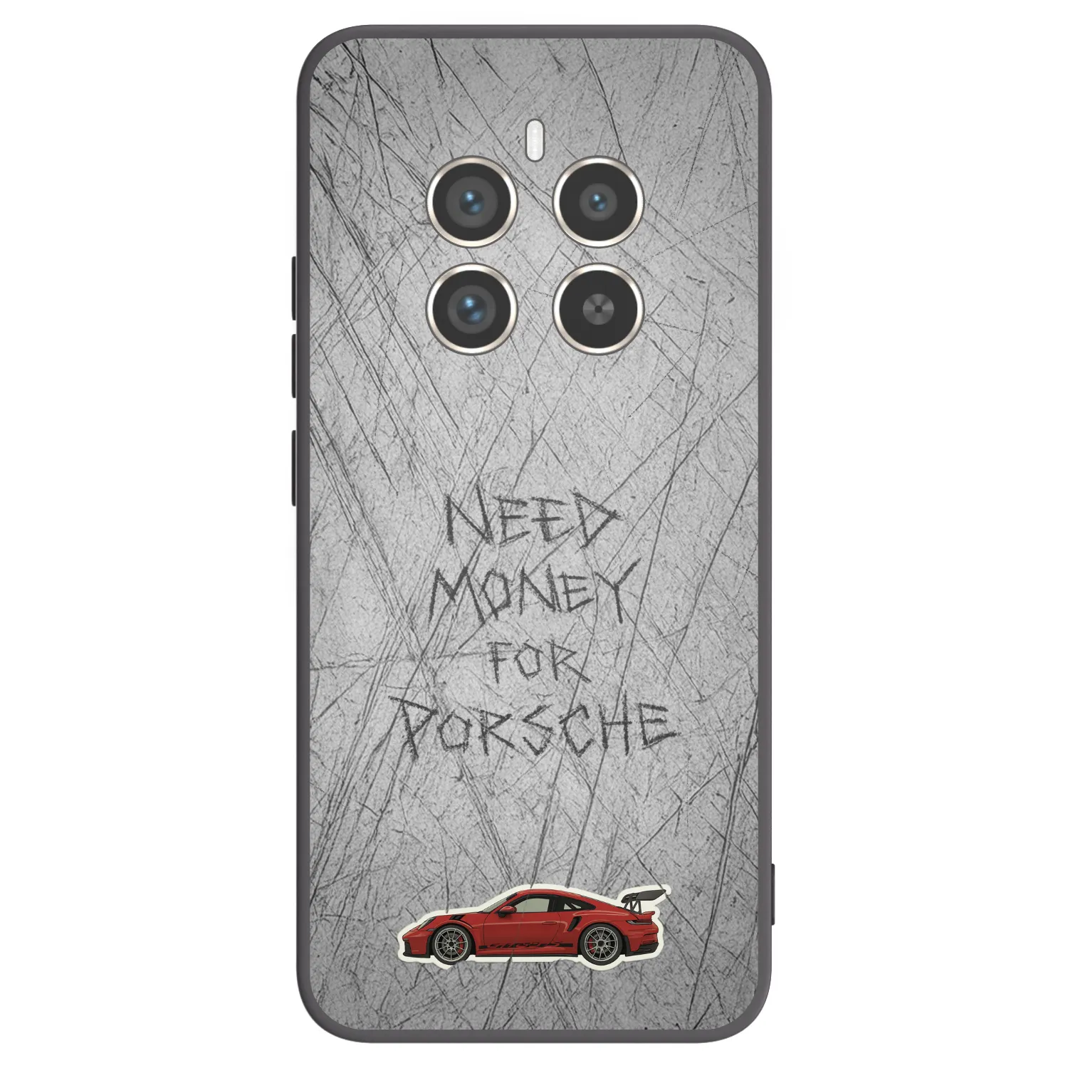 Picasee Μαύρη θήκη σιλικόνης για Realme 12 Pro 5G - Garage Scratch