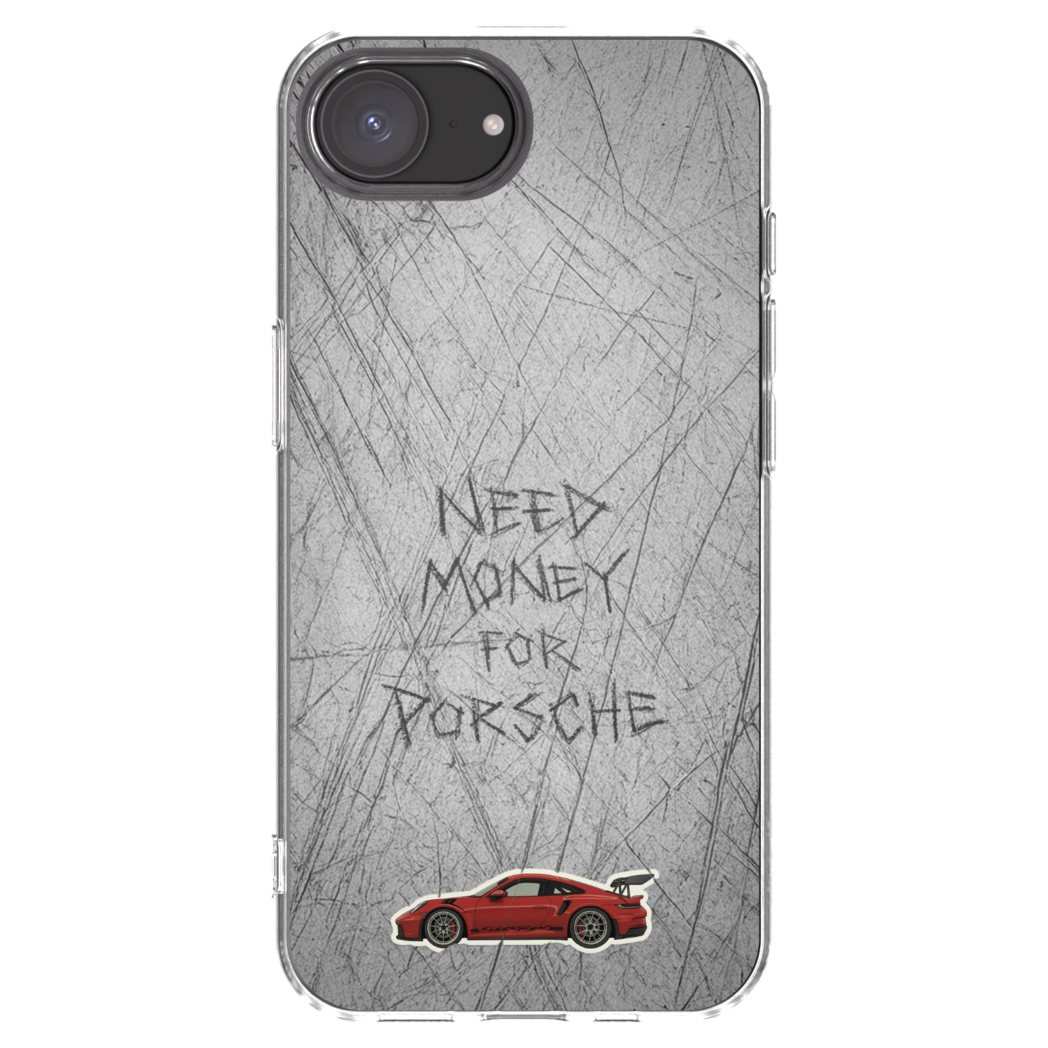 Picasee διαφανής θήκη σιλικόνης Apple iPhone 16e - Garage Scratch