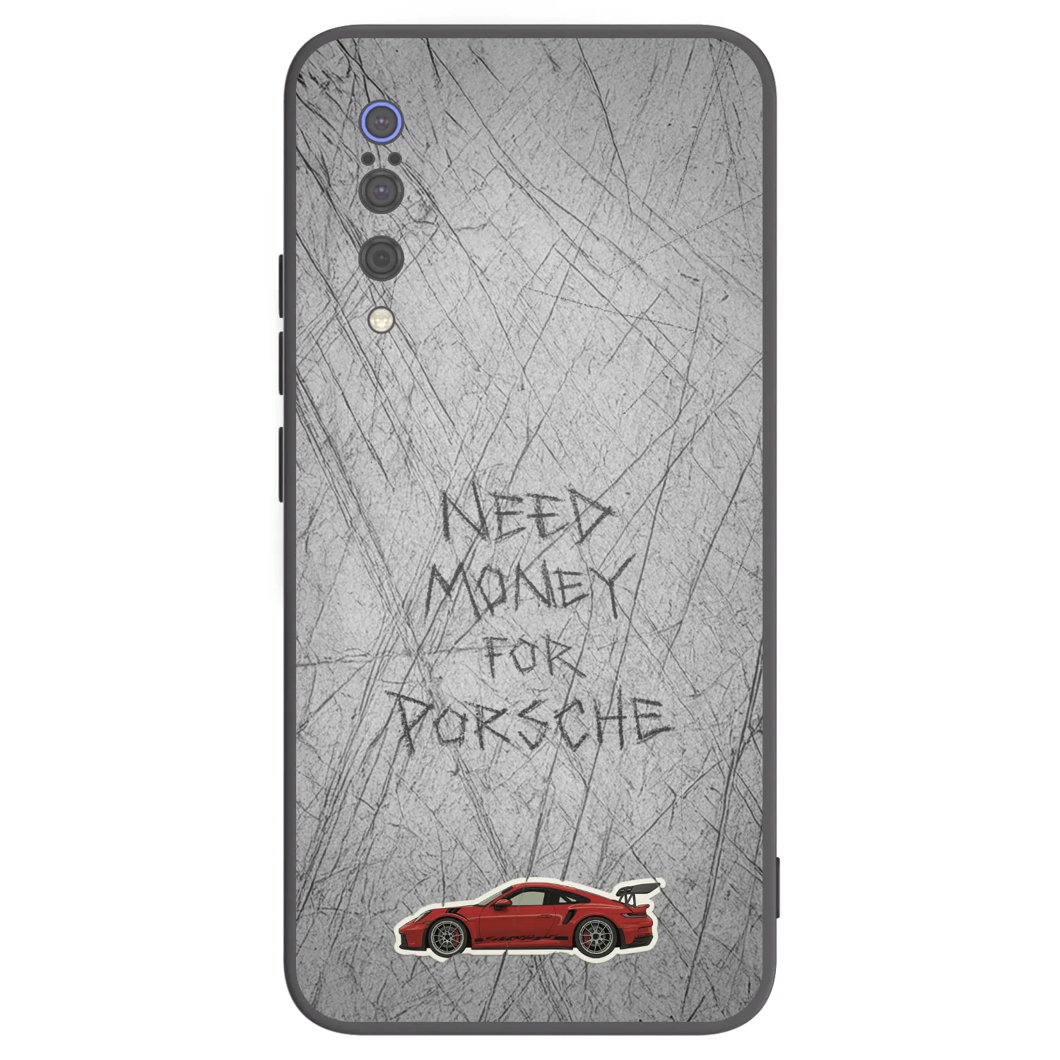 Picasee Μαύρη θήκη σιλικόνης για Xiaomi Mi 9 - Garage Scratch