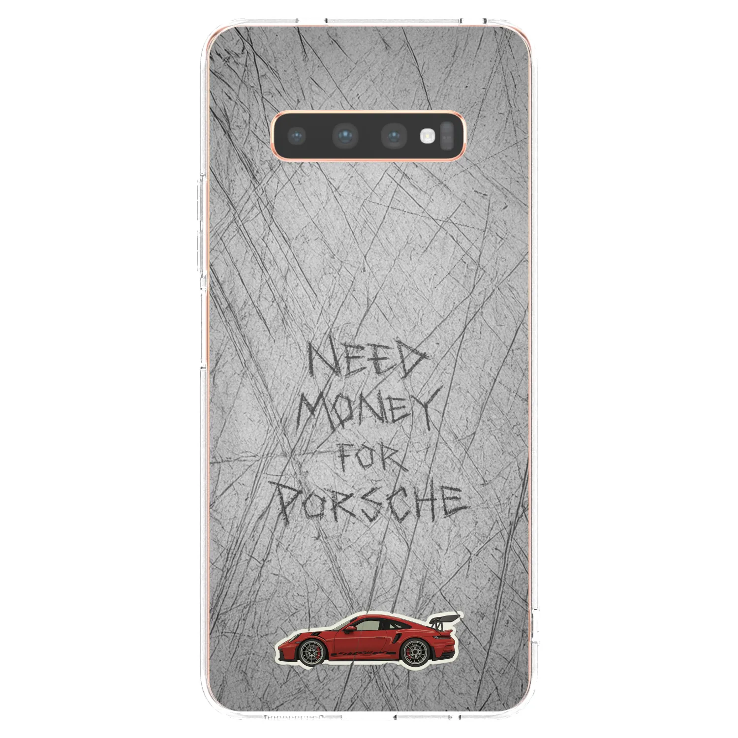 Picasee διαφανής θήκη σιλικόνης Samsung Galaxy S10 Plus G975 - Garage Scratch