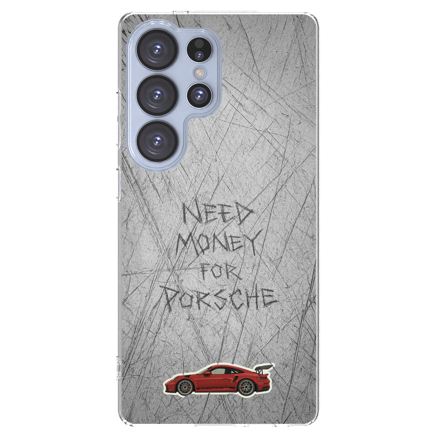 Picasee διαφανής θήκη σιλικόνης Samsung Galaxy S25 Ultra 5G - Garage Scratch
