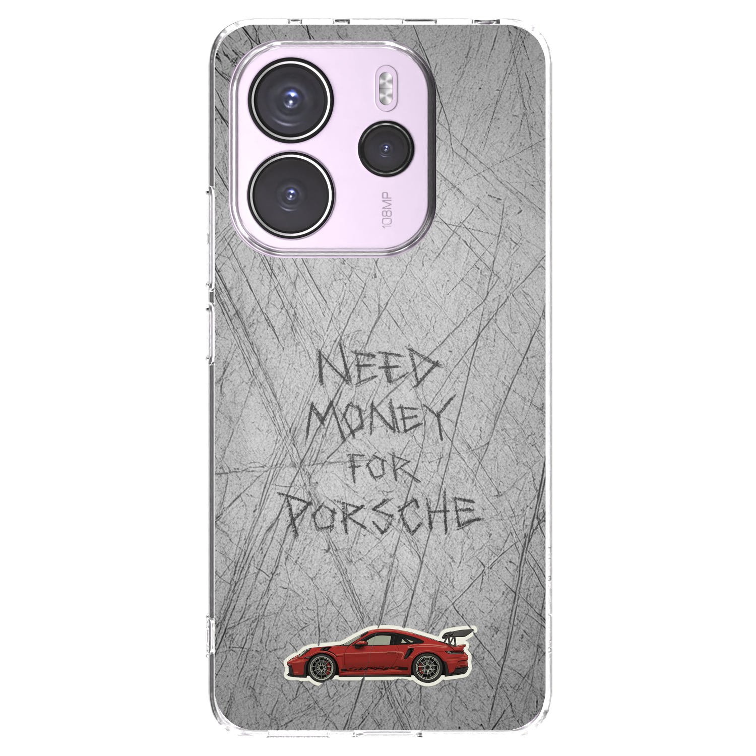 Picasee διαφανής θήκη σιλικόνης Xiaomi Redmi Note 14 4G - Garage Scratch