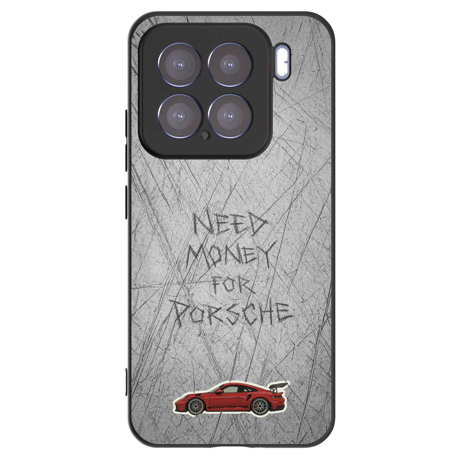 Picasee Μαύρη θήκη σιλικόνης για Xiaomi 15 - Garage Scratch