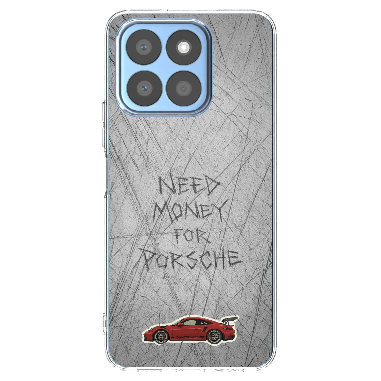 Picasee διαφανής θήκη σιλικόνης Honor X8c - Garage Scratch