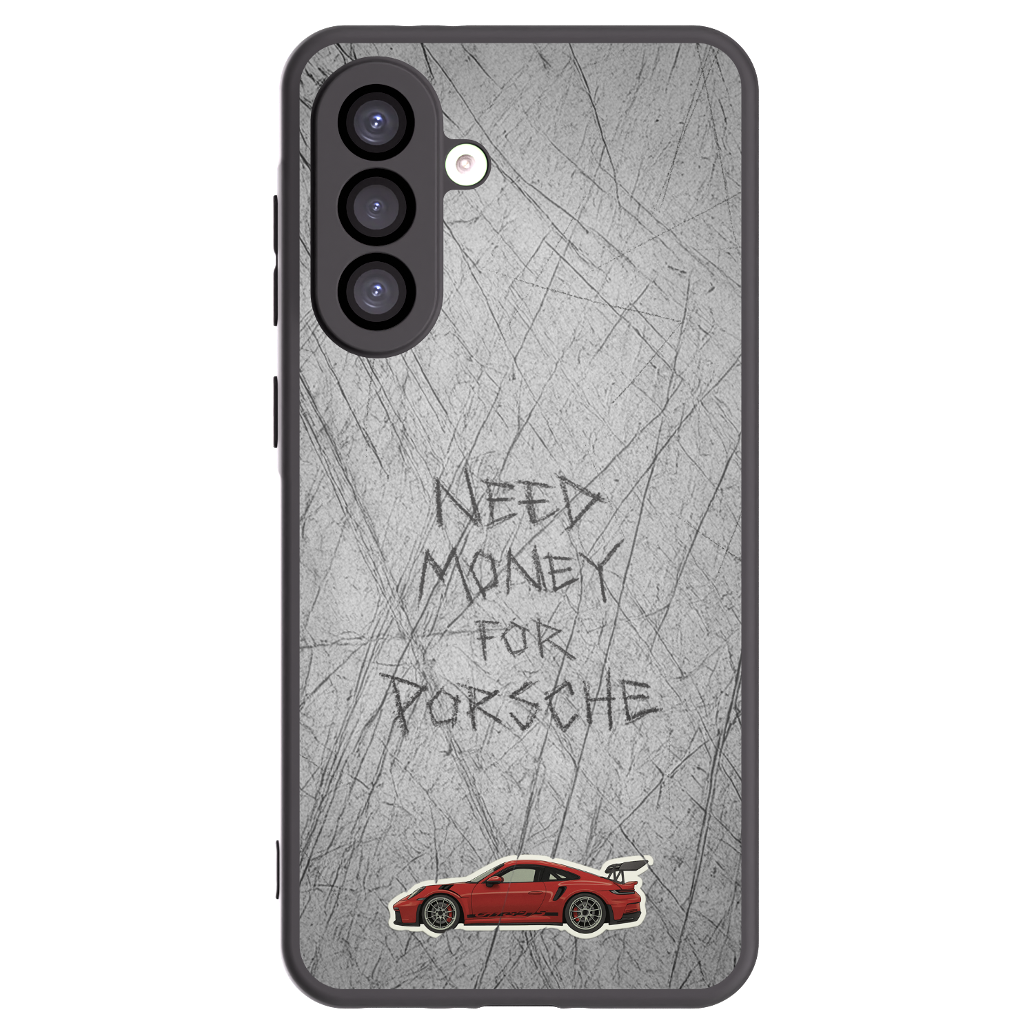 Picasee Μαύρη θήκη σιλικόνης για Samsung Galaxy A26 5G A266B - Garage Scratch