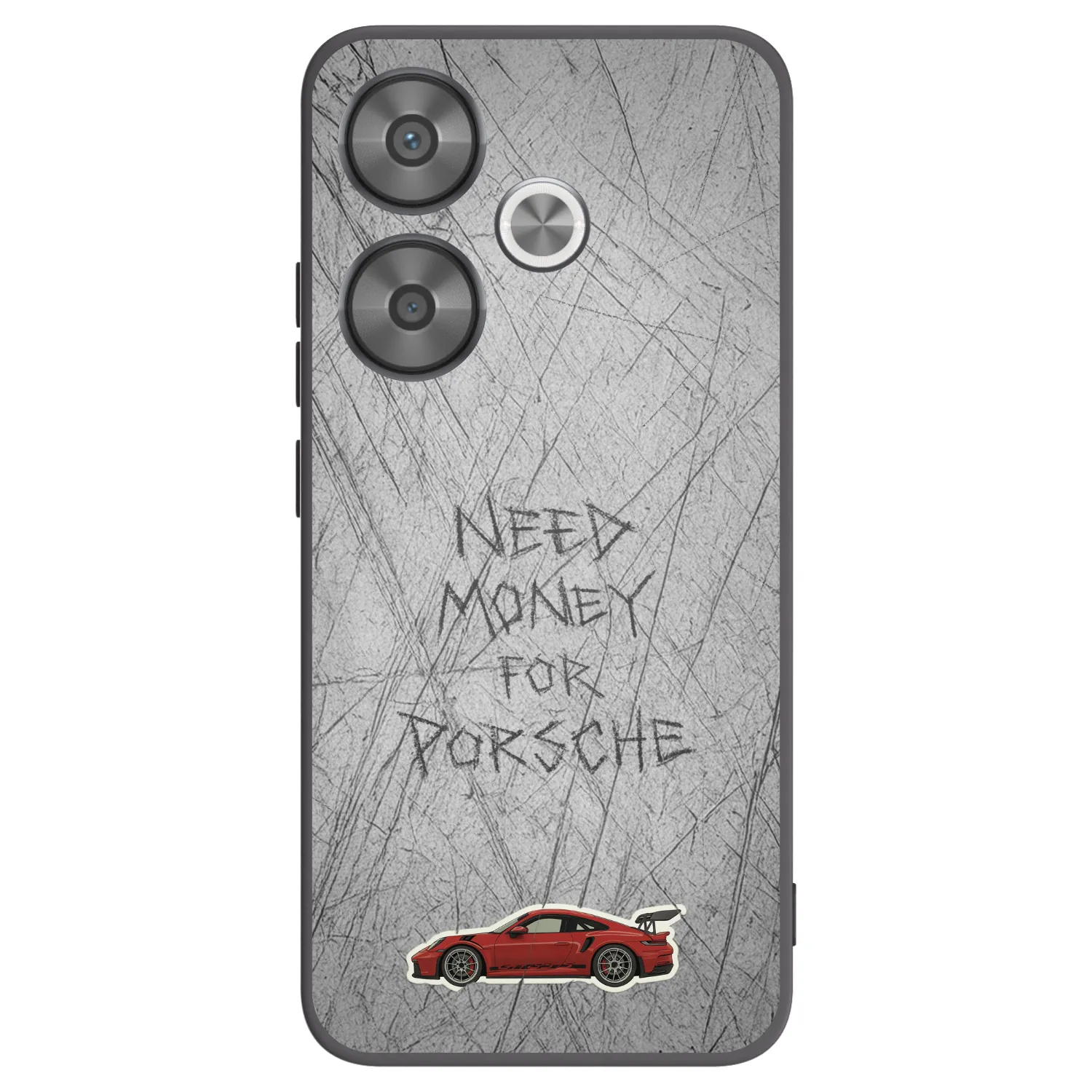 Picasee Μαύρη θήκη σιλικόνης για Xiaomi Poco F6 - Garage Scratch