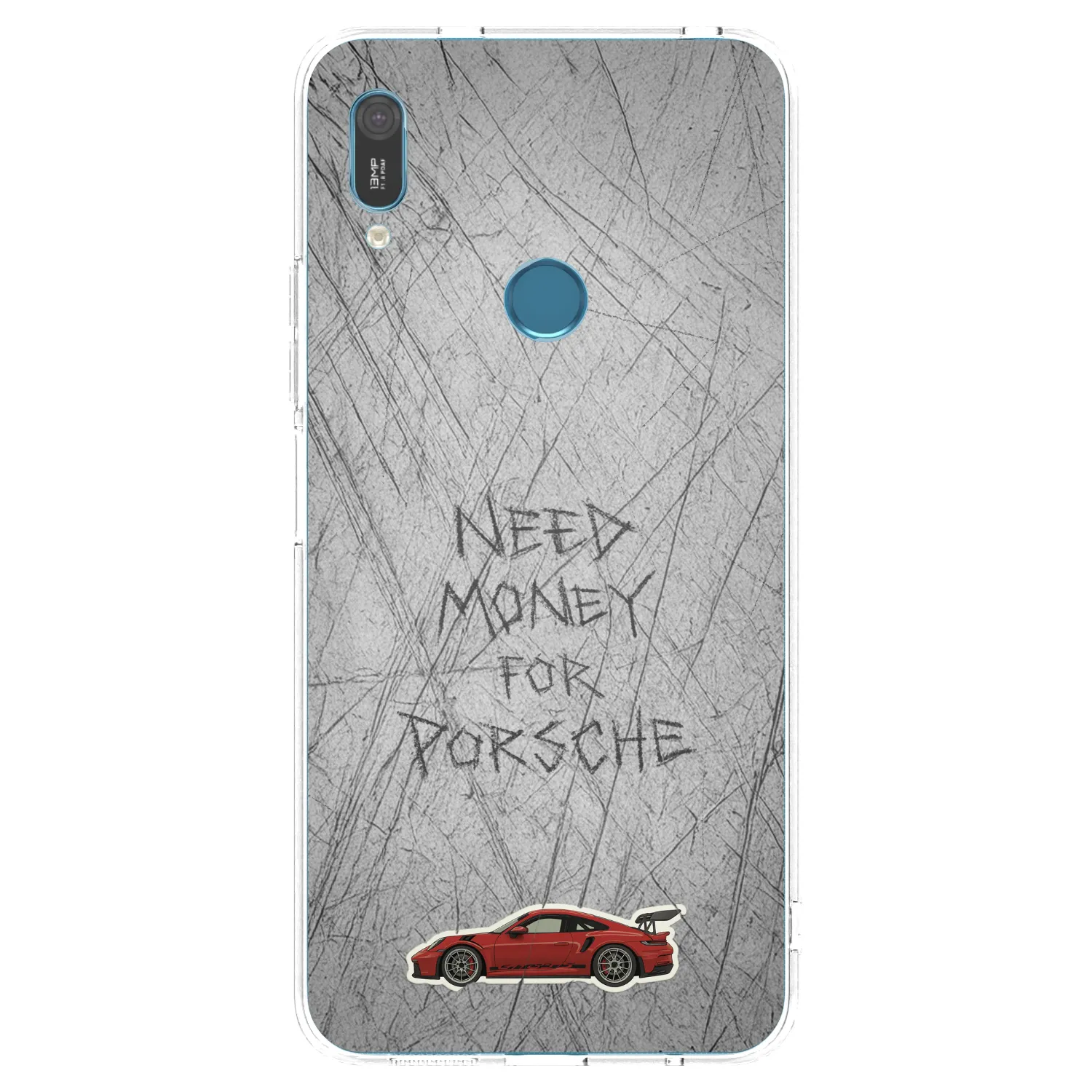 Picasee διαφανής θήκη σιλικόνης Huawei Y6 2019 - Garage Scratch
