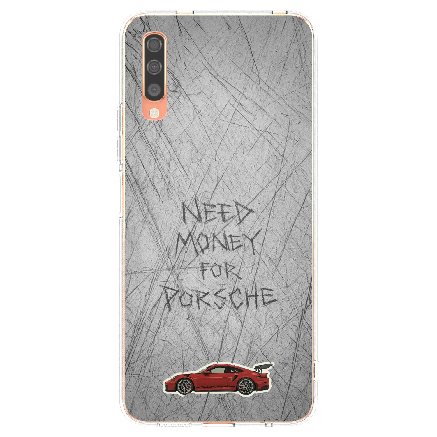 Picasee διαφανής θήκη σιλικόνης Samsung Galaxy A70 A705F - Garage Scratch