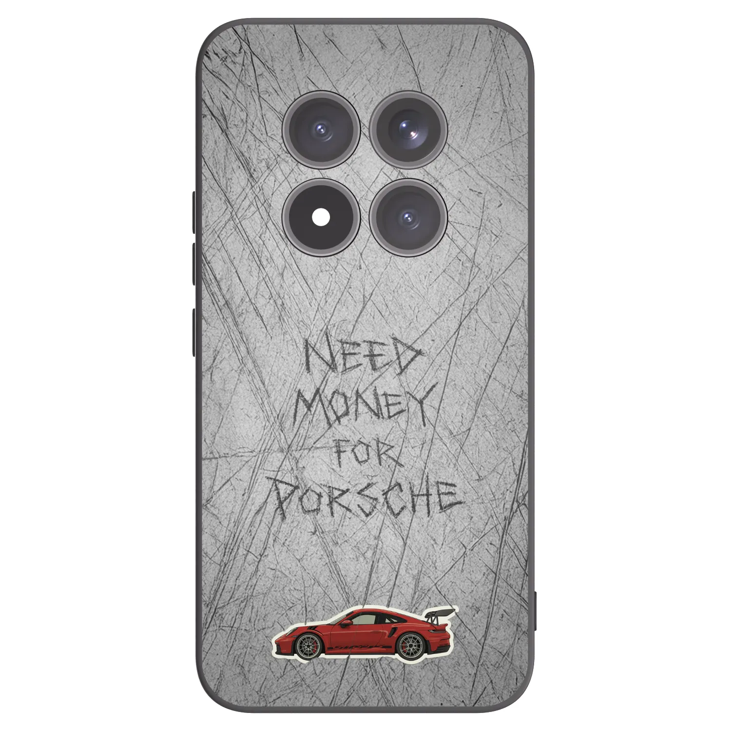 Picasee Μαύρη θήκη σιλικόνης για Xiaomi Redmi Note 15 Pro+ - Garage Scratch