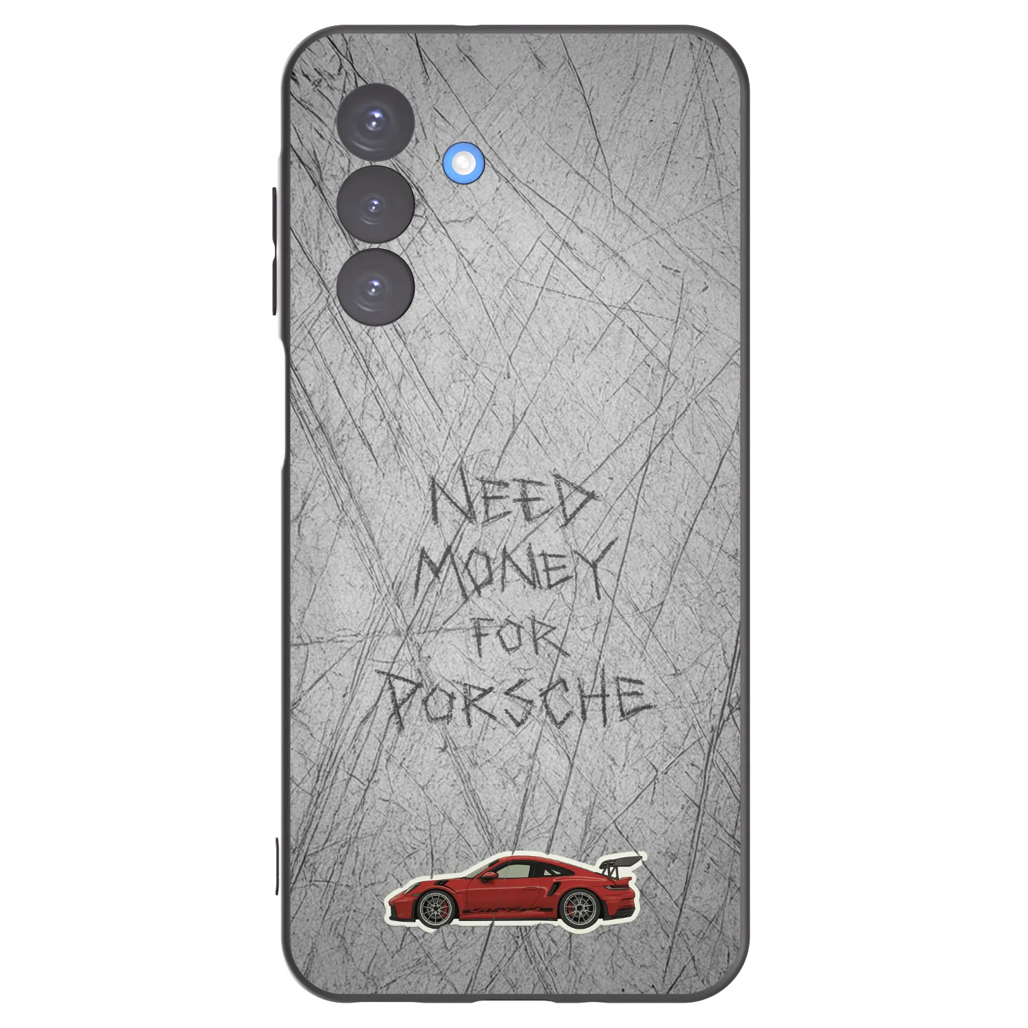 Picasee Μαύρη θήκη σιλικόνης για Samsung Galaxy A17 5G - Garage Scratch
