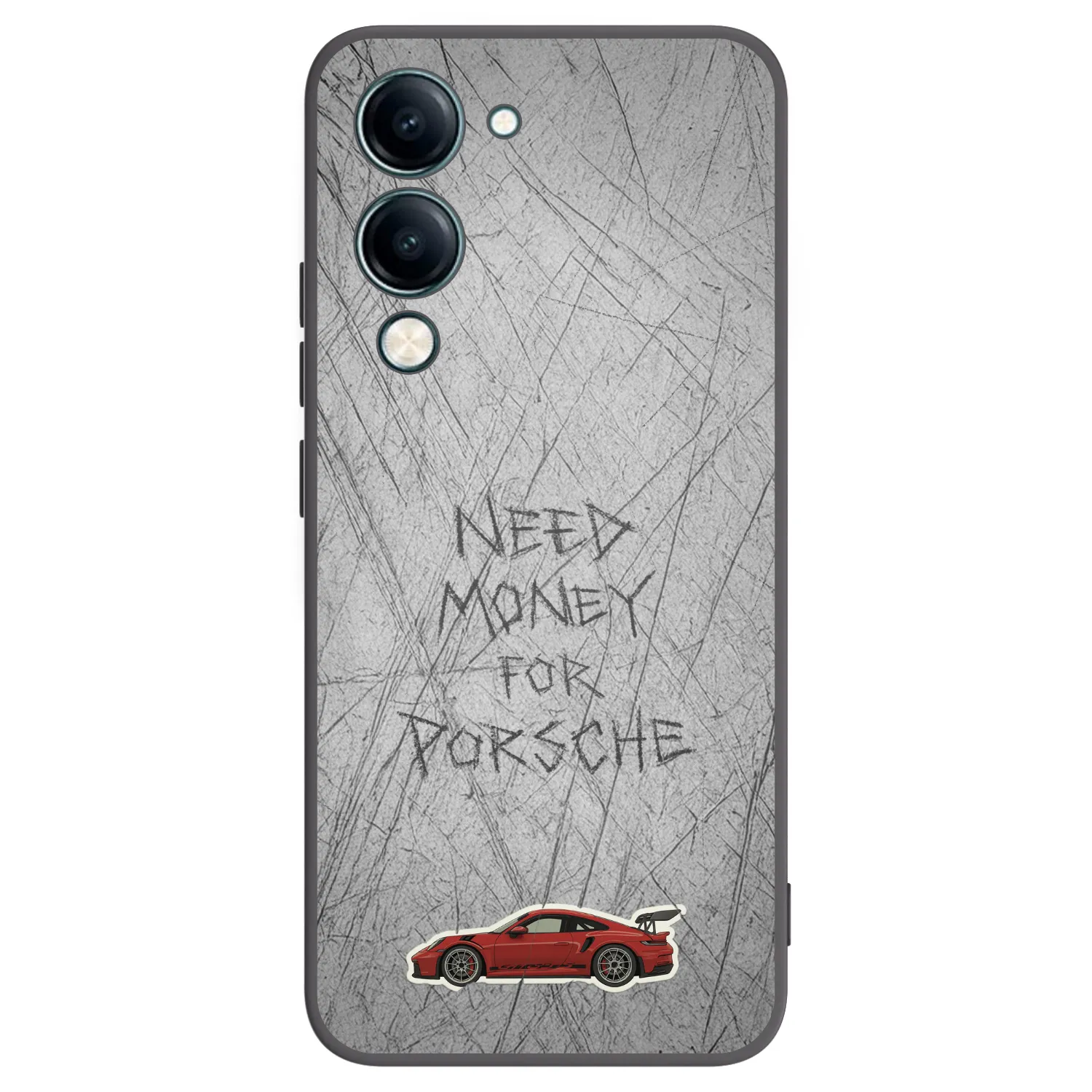 Picasee Μαύρη θήκη σιλικόνης για Vivo Y29s 5G - Garage Scratch