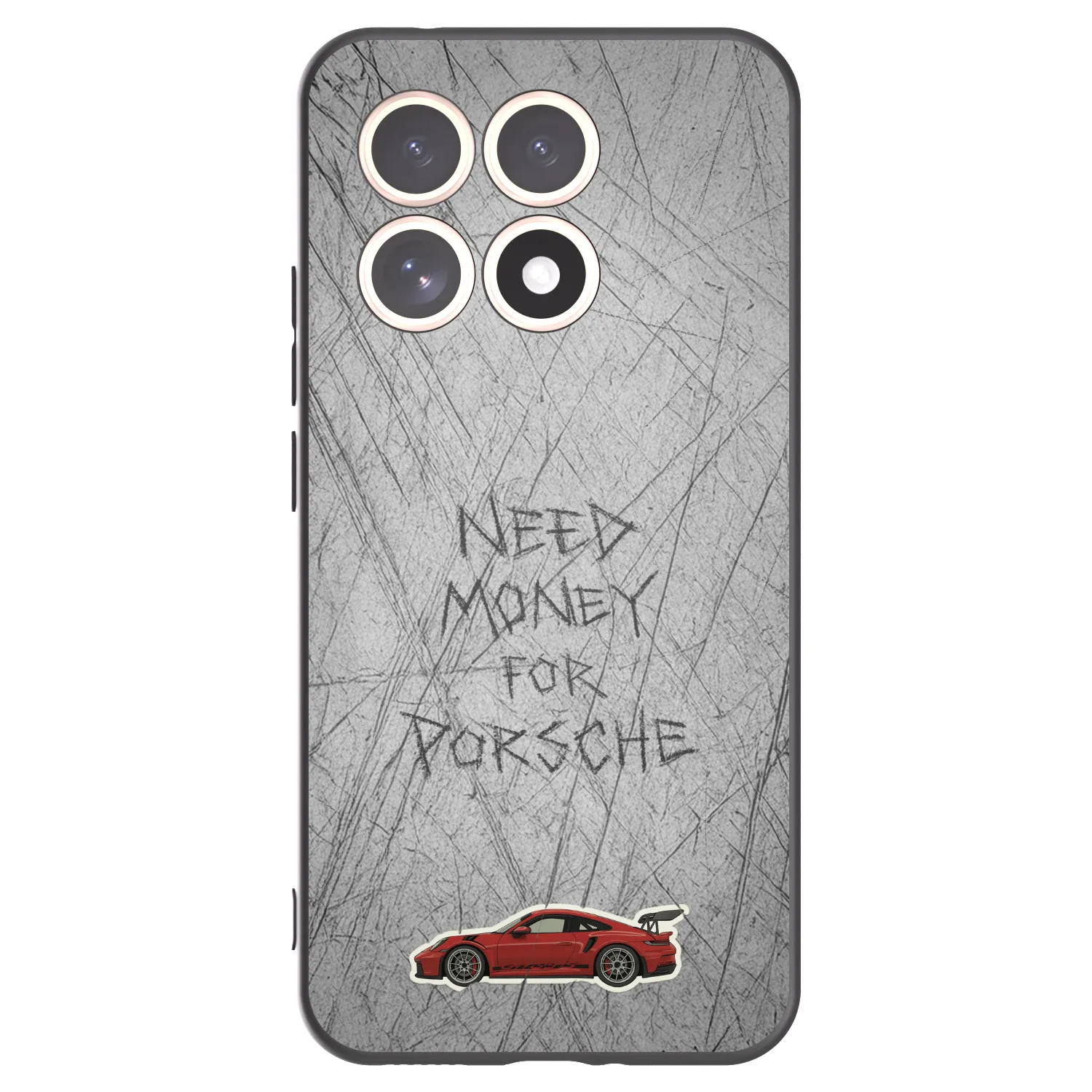 Picasee Μαύρη θήκη σιλικόνης για Xiaomi 15T - Garage Scratch