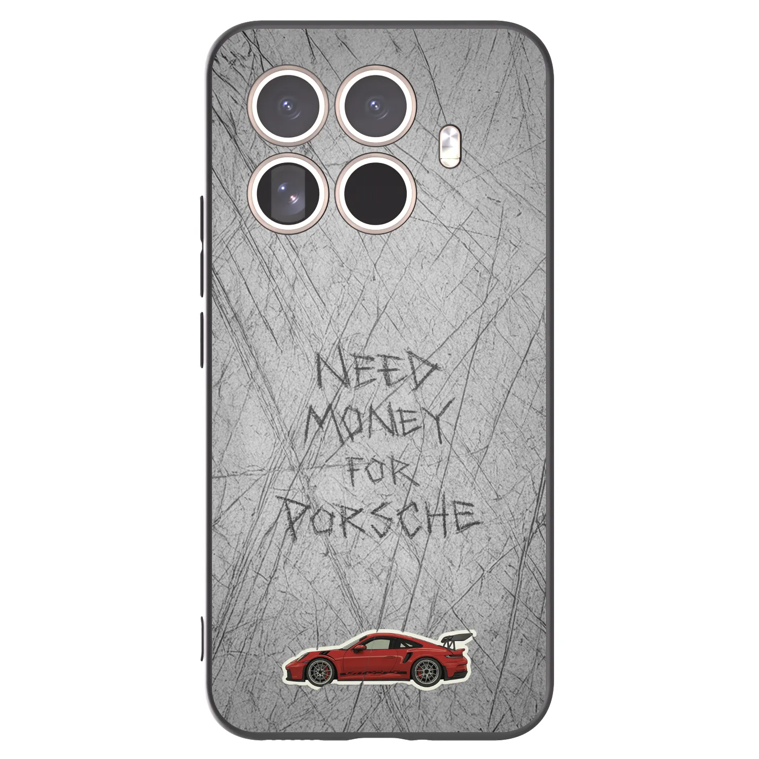 Picasee Μαύρη θήκη σιλικόνης για Xiaomi 15T Pro - Garage Scratch