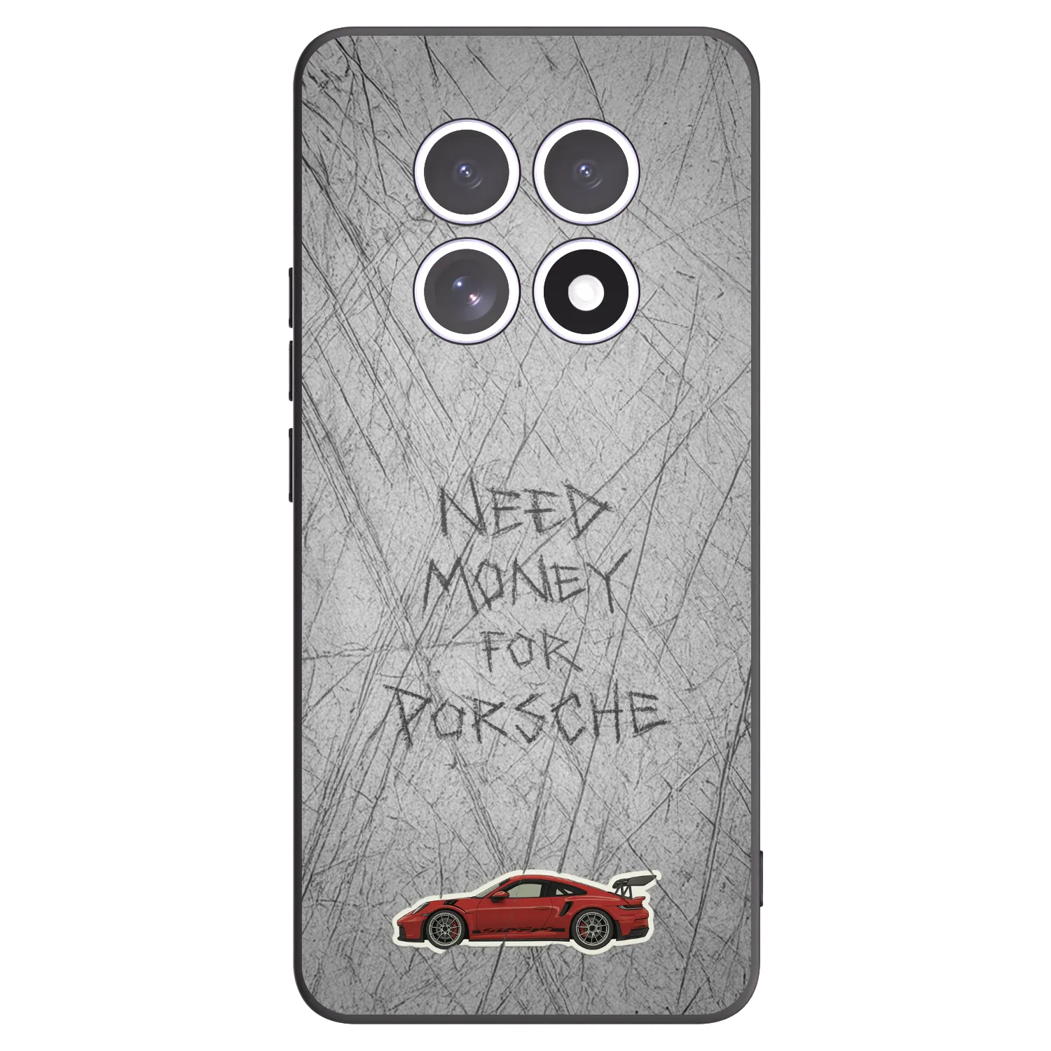 Picasee Μαύρη θήκη σιλικόνης για Xiaomi Redmi Note 15 - Garage Scratch