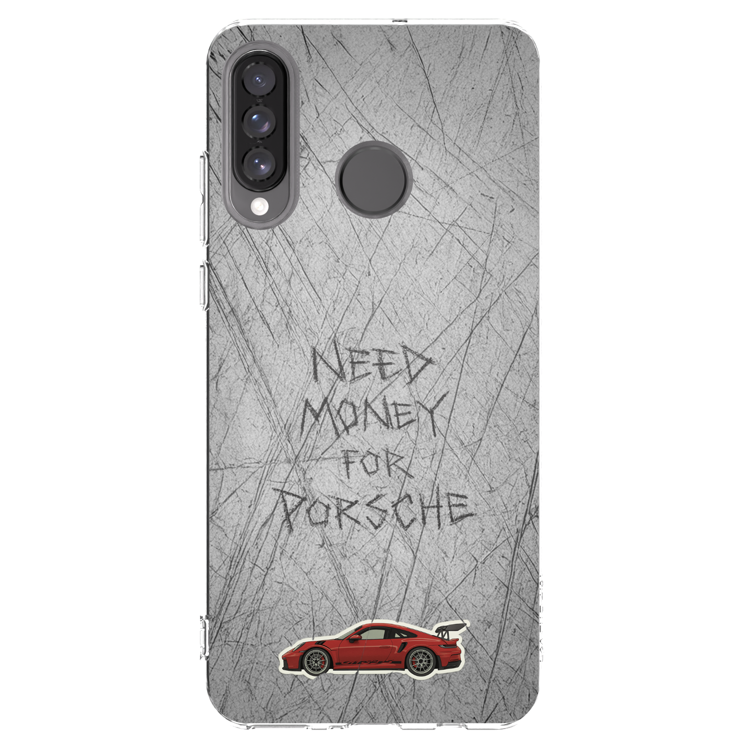 Picasee διαφανής θήκη σιλικόνης Huawei P30 Lite - Garage Scratch