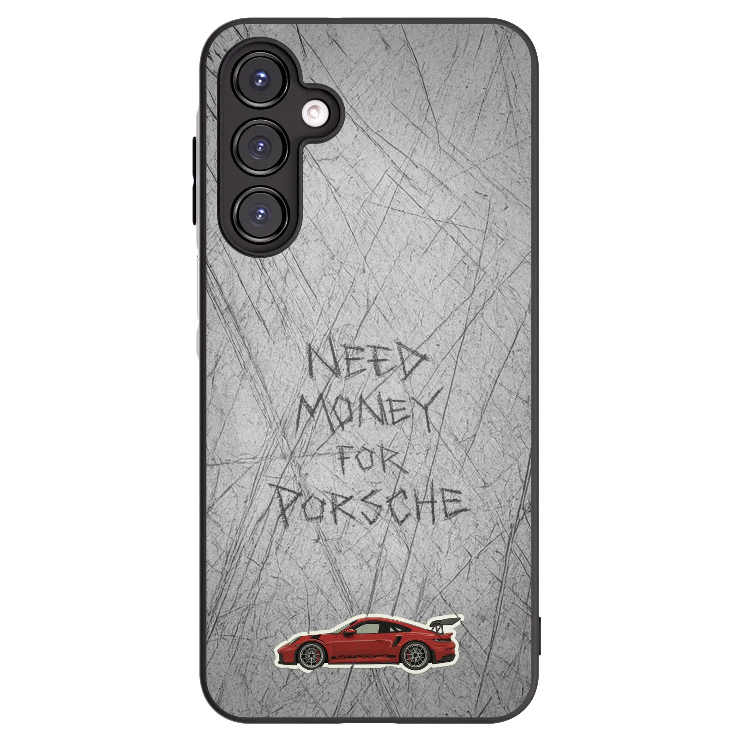 Picasee Μαύρη θήκη σιλικόνης για Samsung Galaxy A16 4G - Garage Scratch