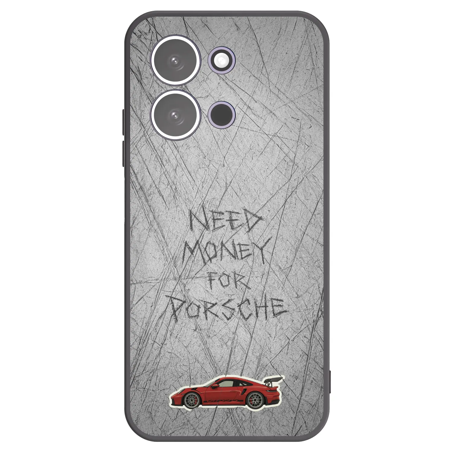 Picasee Μαύρη θήκη σιλικόνης για Xiaomi Redmi 15C 5G - Garage Scratch