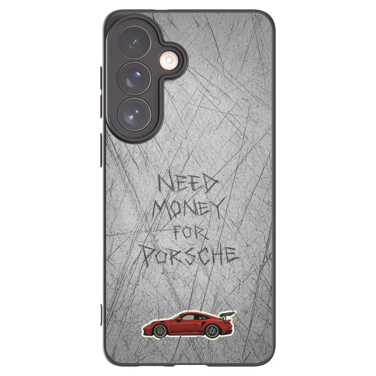 Picasee Μαύρη θήκη σιλικόνης για Samsung Galaxy S26+ - Garage Scratch