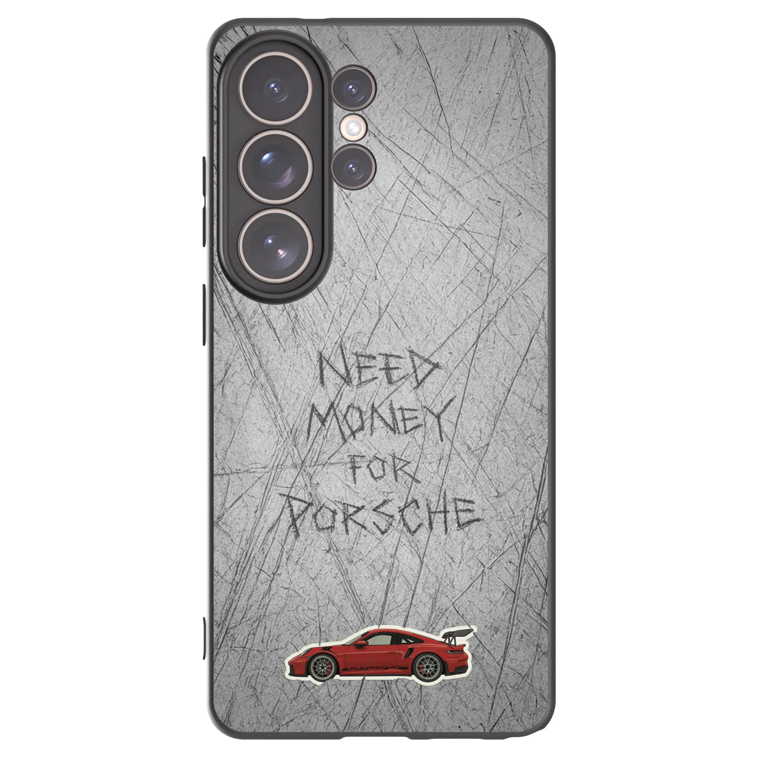 Picasee Μαύρη θήκη σιλικόνης για Samsung Galaxy S26 Ultra - Garage Scratch