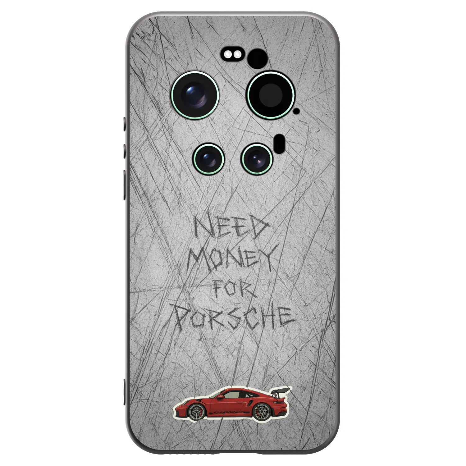 Picasee Μαύρη θήκη σιλικόνης για Xiaomi 17 Ultra - Garage Scratch