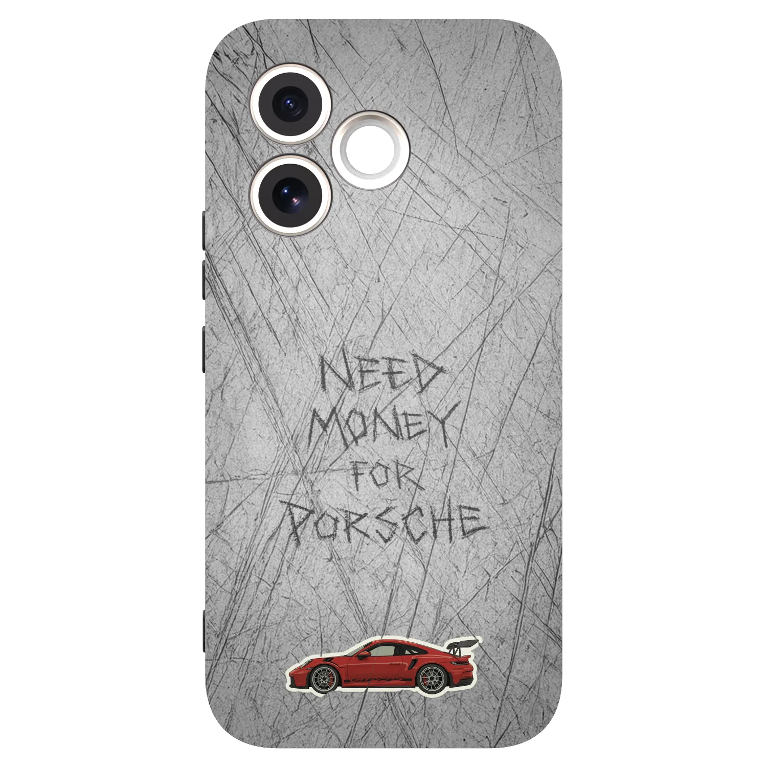 Picasee Μαύρη θήκη σιλικόνης για Honor 600 Lite - Garage Scratch